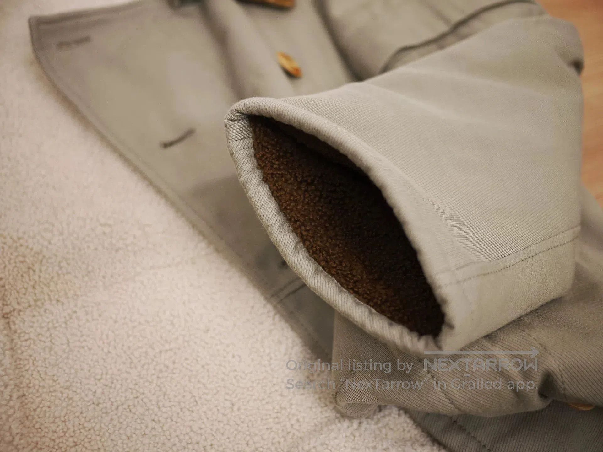 Visvim visvim howland sheepskin jacket in khaki. Size US S / EU 44-46 / 1 - 7 Thumbnail