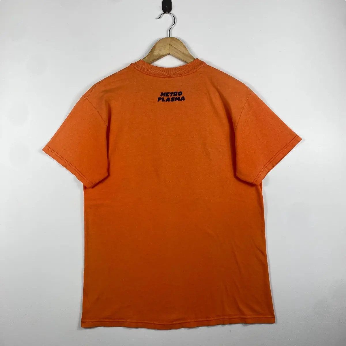 Vintage Vintage 00's METRO PLASMA Futuristic Graphic Faded Tee Shirt Size US M / EU 48-50 / 2 - 3 Thumbnail