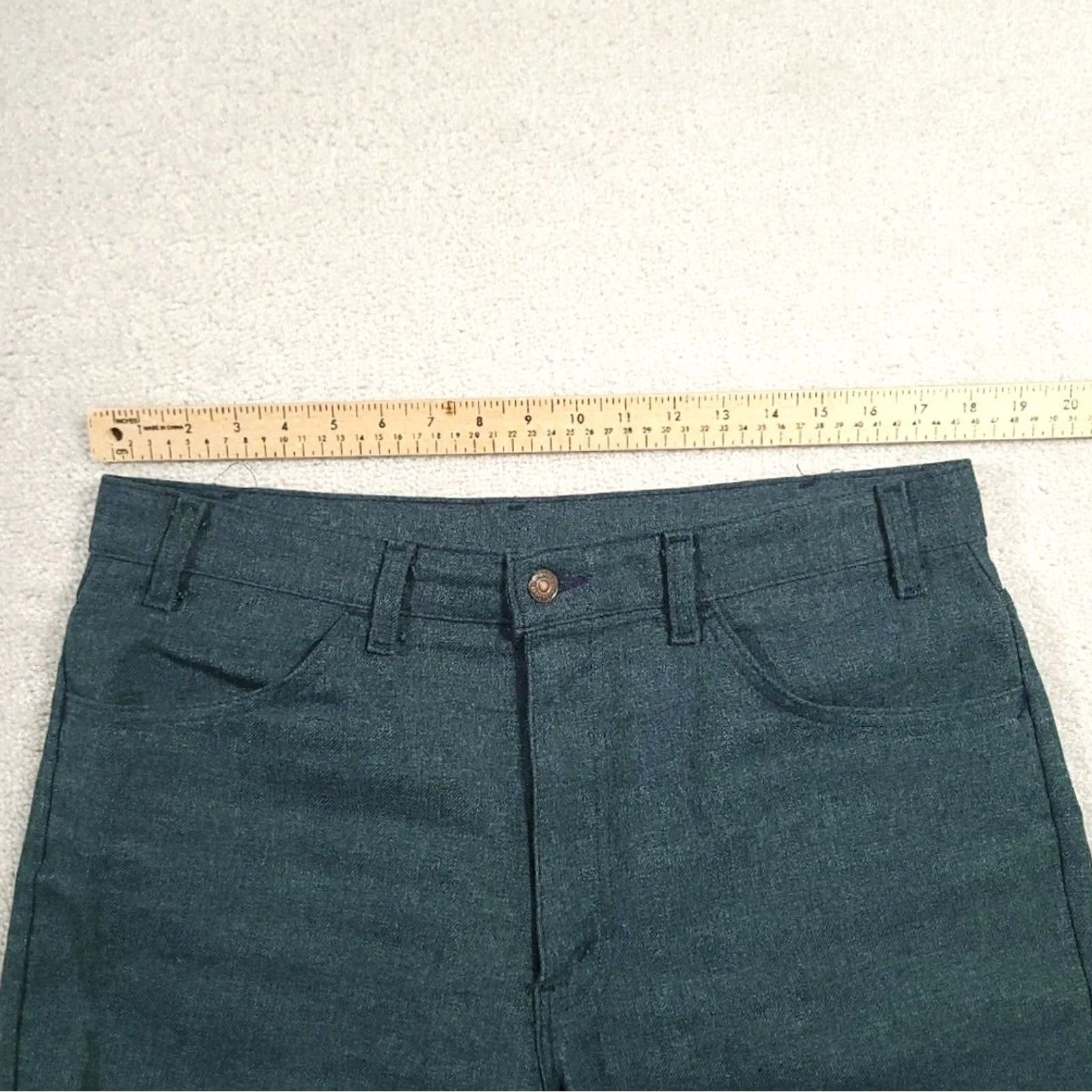 Levi's VINTAGE Levi’s Shorts Mens 36x8 Blue Scovill Zipper Black Tab Casual Chino 8 in Inseam Mens Size US 36 / EU 52 - 3 Thumbnail