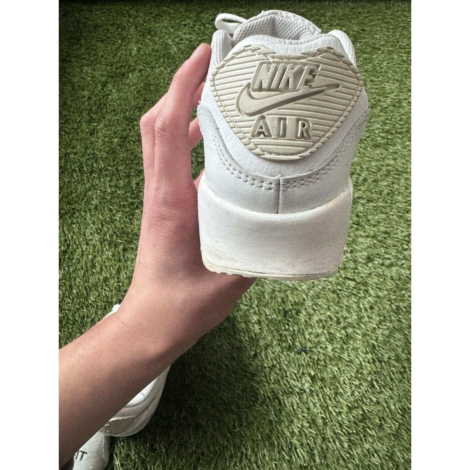 Nike Nike Air Max 90 Youth Size 4.5Y / 6 Women White Triple White Size US 6 / IT 36 - 10 Thumbnail