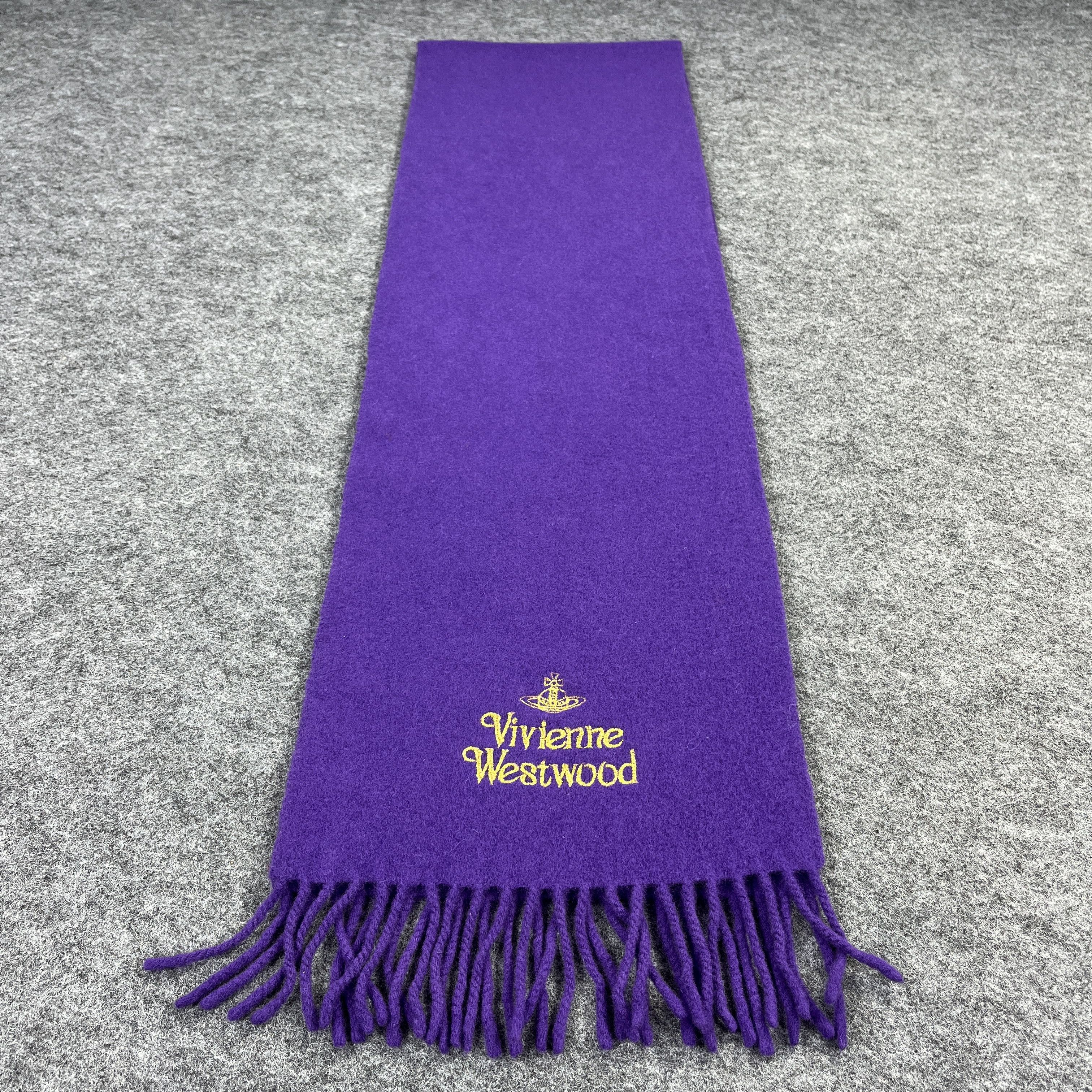 Vivienne Westwood 90s Logo Muffler Vivienne Westwood Embroidered