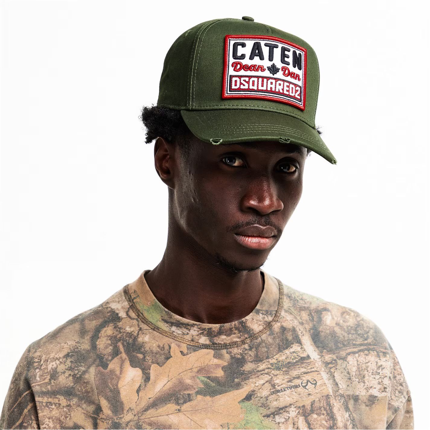 Dsquared2 o1g2r1mq0426 Size: OS / Caten Baseball Hat / Cap in Green Size ONE SIZE - 2 Thumbnail
