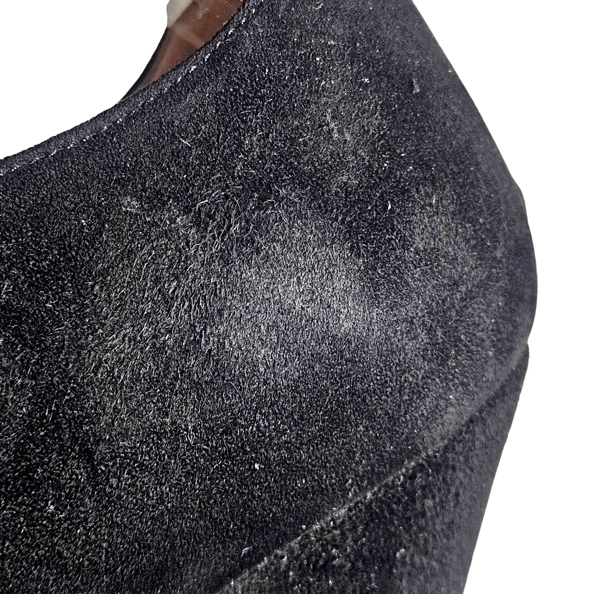 Prada VTG Y2K Prada blk suede peeptoe ankle-strap platform booties Size US 9 / IT 39 - 12 Thumbnail