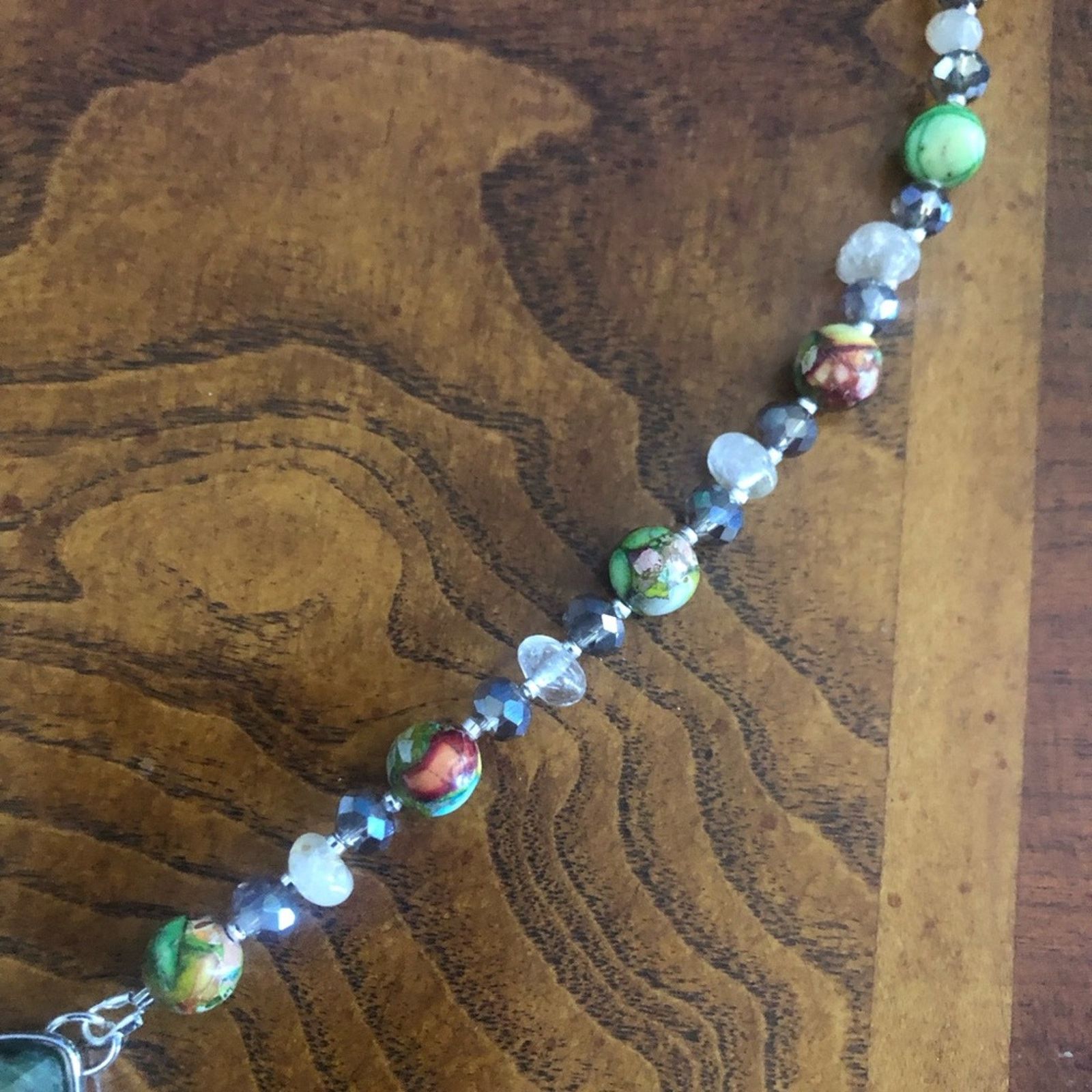 Handmade Handcrafted genuine stone cal silica citrine bow tie necklac Size ONE SIZE - 9 Thumbnail