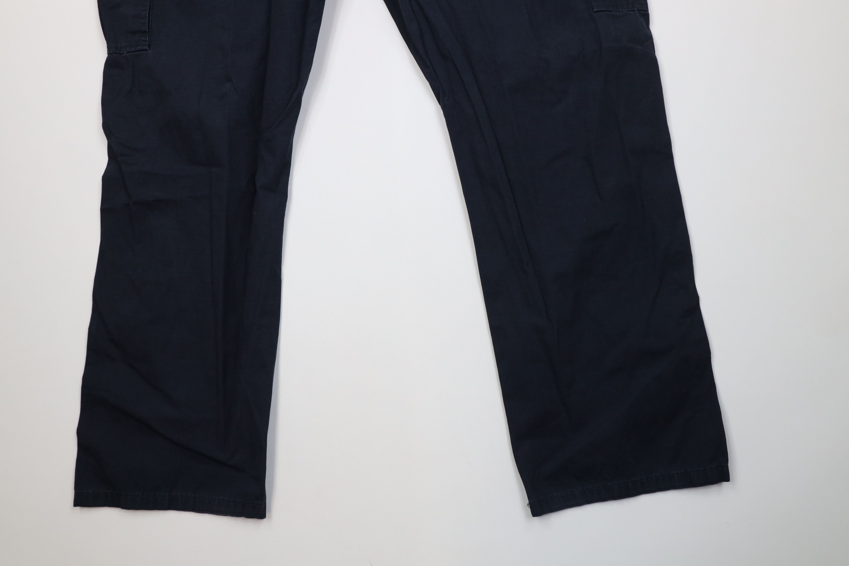 Wrangler Vintage Y2K Wrangler Ripstop Wide Leg Cargo Pants Navy Blue Size US 40 / EU 56 - 13 Thumbnail
