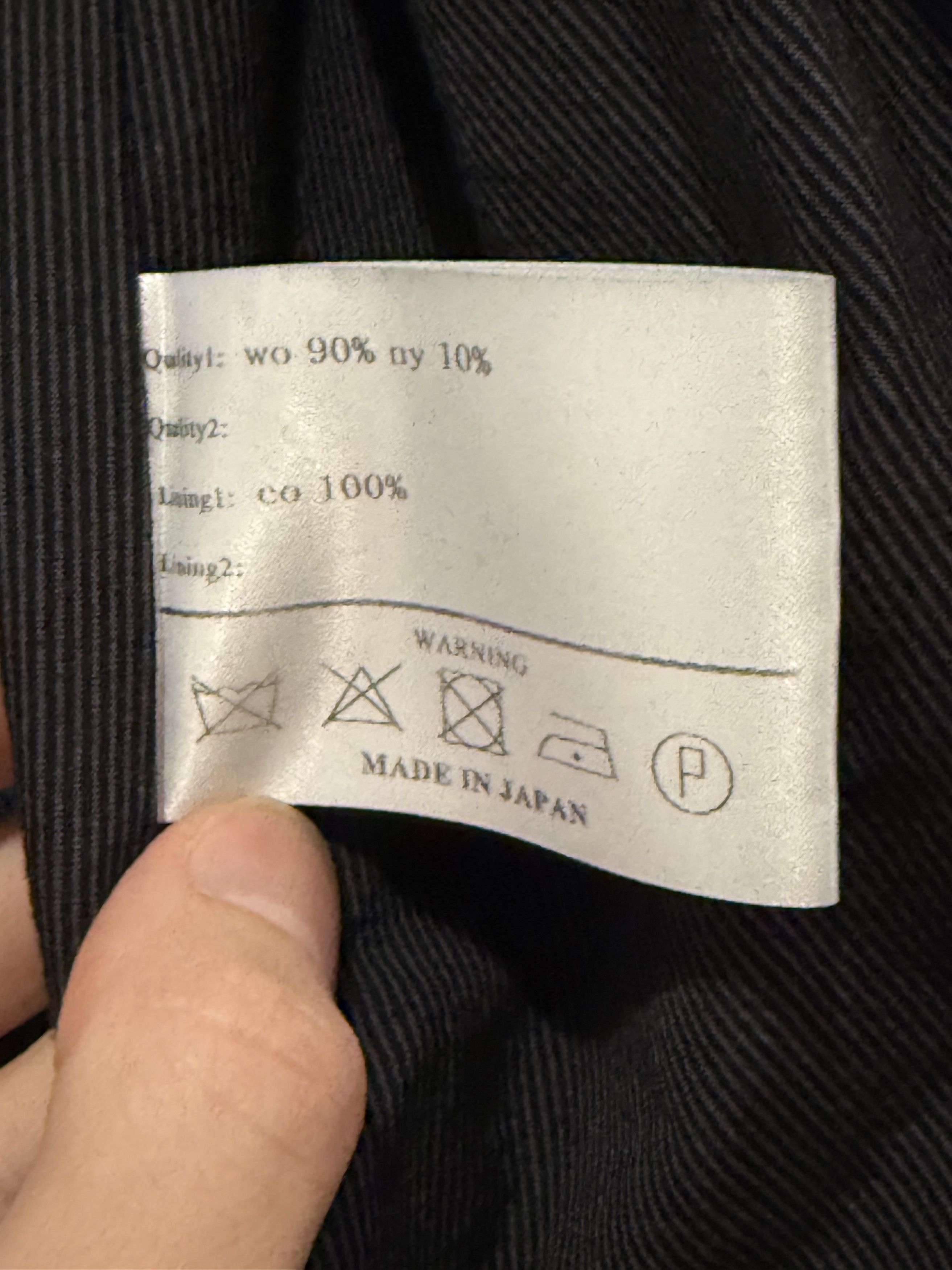 Individual Sentiments INDIVIDUAL SENTIMENTS - MENS BLACK WOOL CHESTER COAT CO41 Size US M / EU 48-50 / 2 - 14 Thumbnail