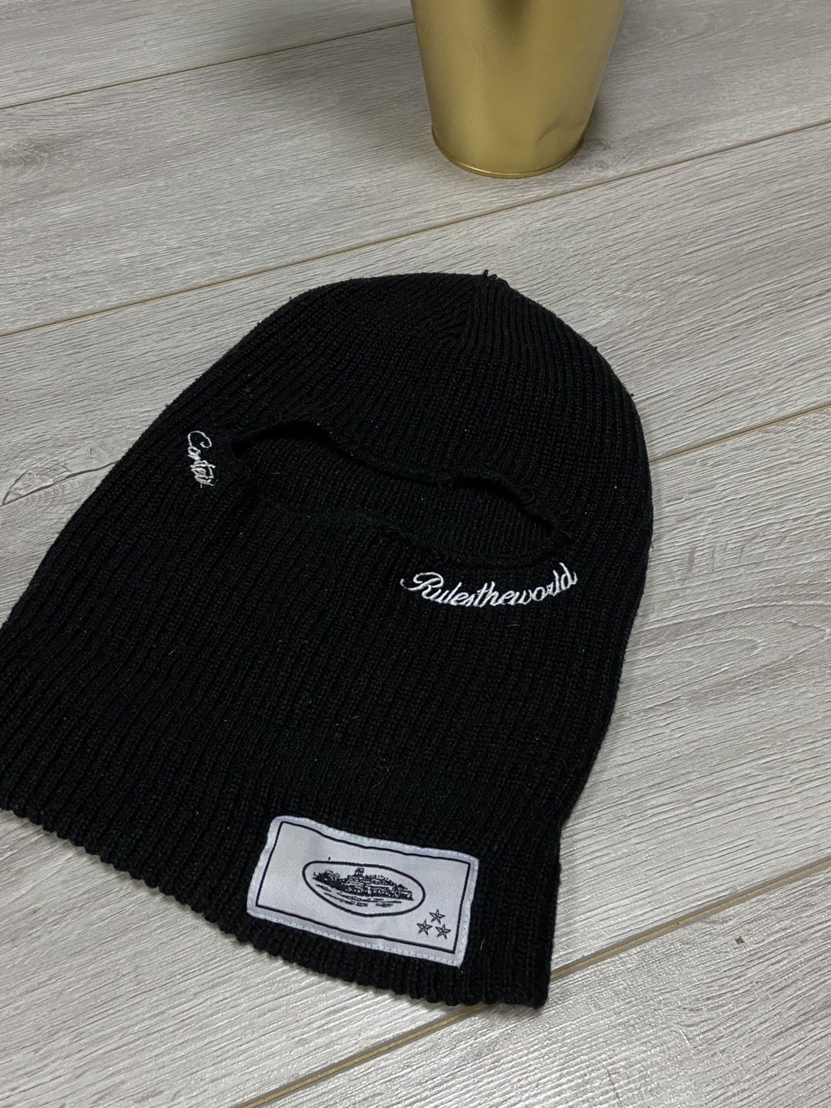 Corteiz Corteiz balaclava x hat knitted Rules the world Size ONE SIZE - 4 Thumbnail