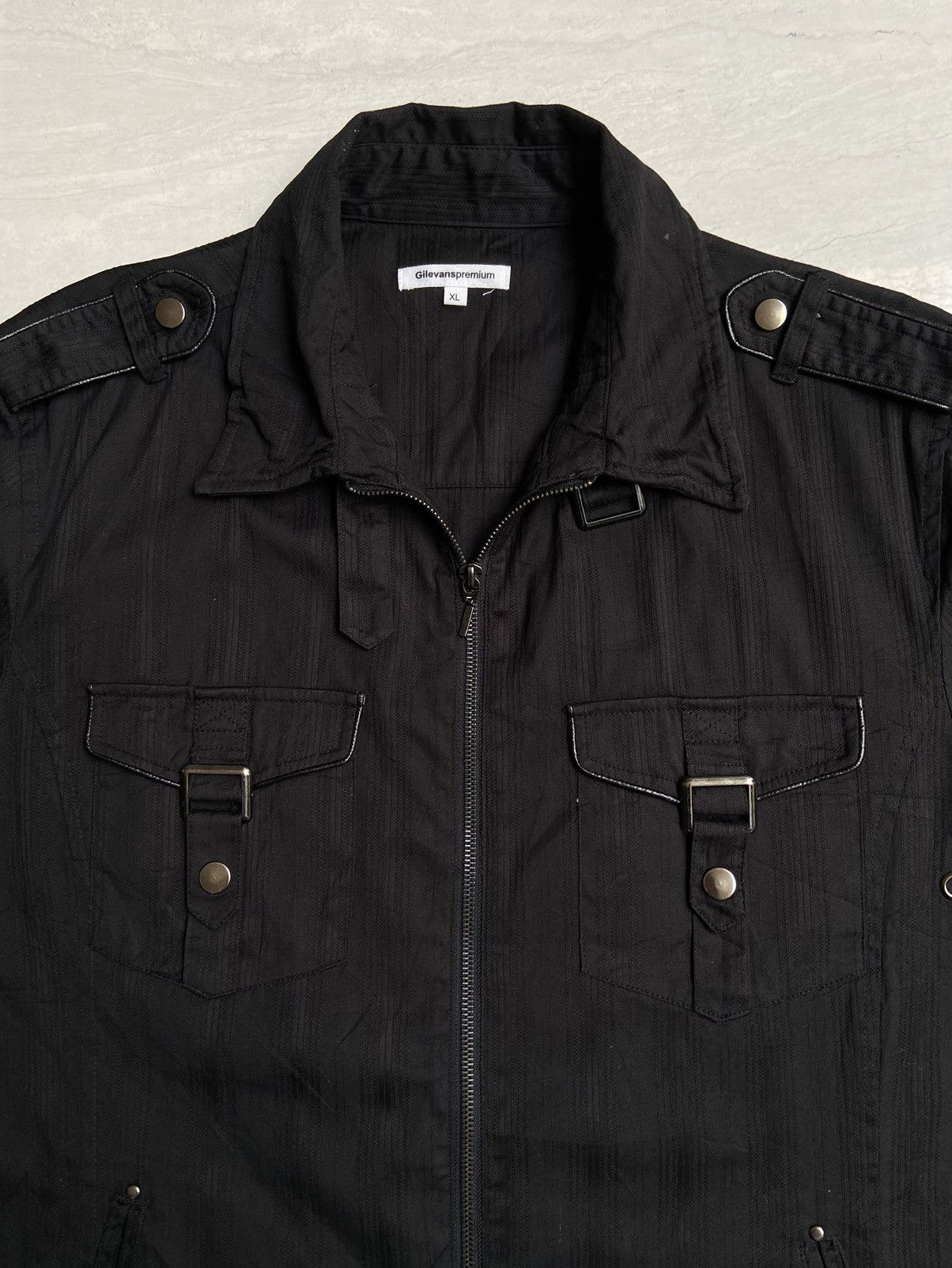 Japanese Brand × Seditionaries GILEVANS PREMIUM Black Zip Shirt Size US L / EU 52-54 / 3 - 3 Thumbnail