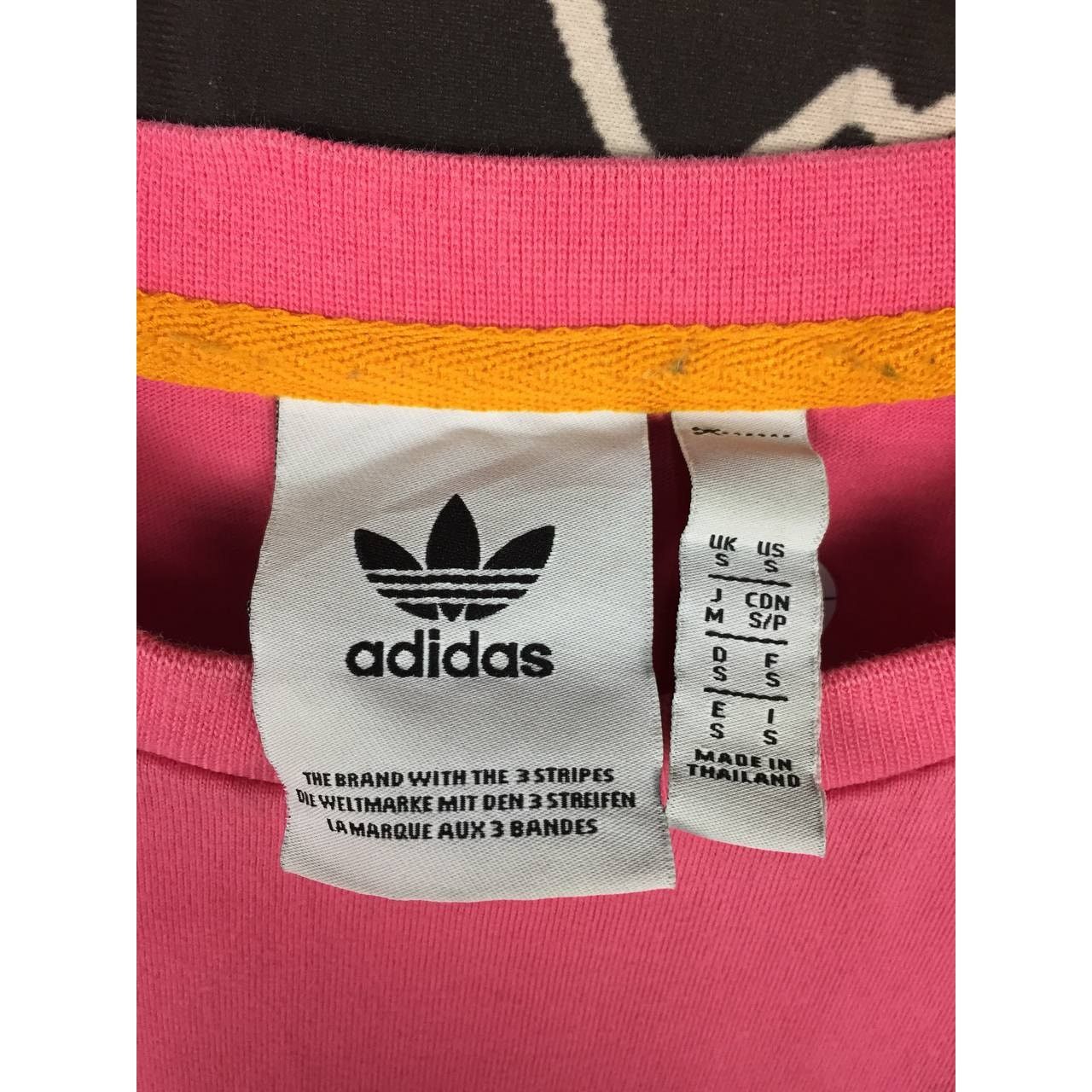 Adidas × Vintage Adidas Trefoil Embroidered Logo Abstract Graphic Tee Size US S / EU 44-46 / 1 - 8 Thumbnail