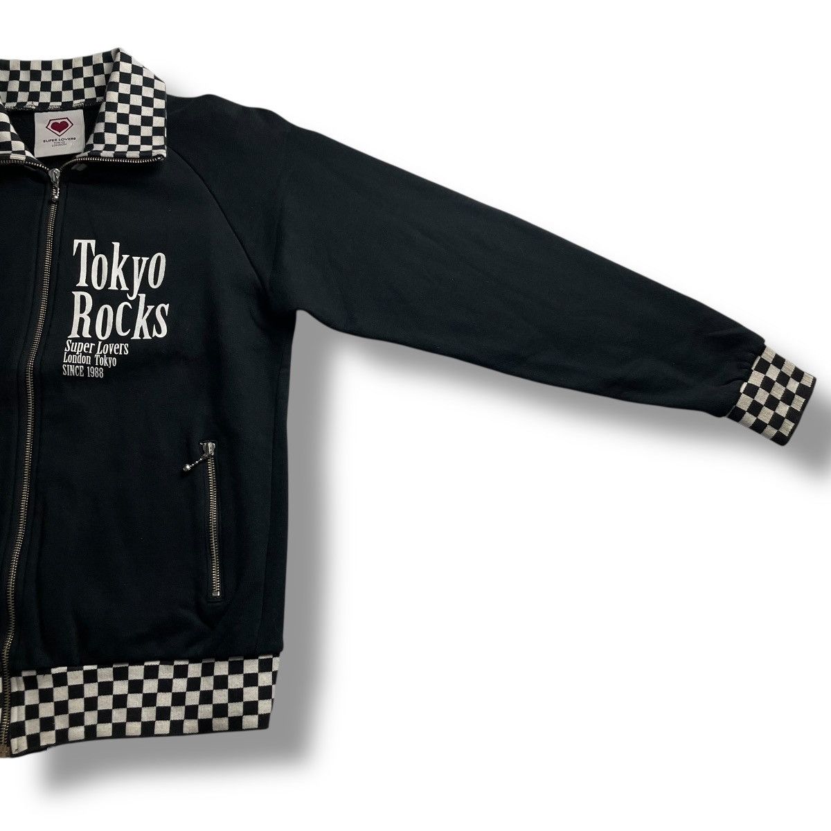 Super Lovers 🇯🇵☠️ LOVERS ROCK SUPER LOVERS SKULL PUNK GOTHIC JACKET Size US M / EU 48-50 / 2 - 7 Thumbnail
