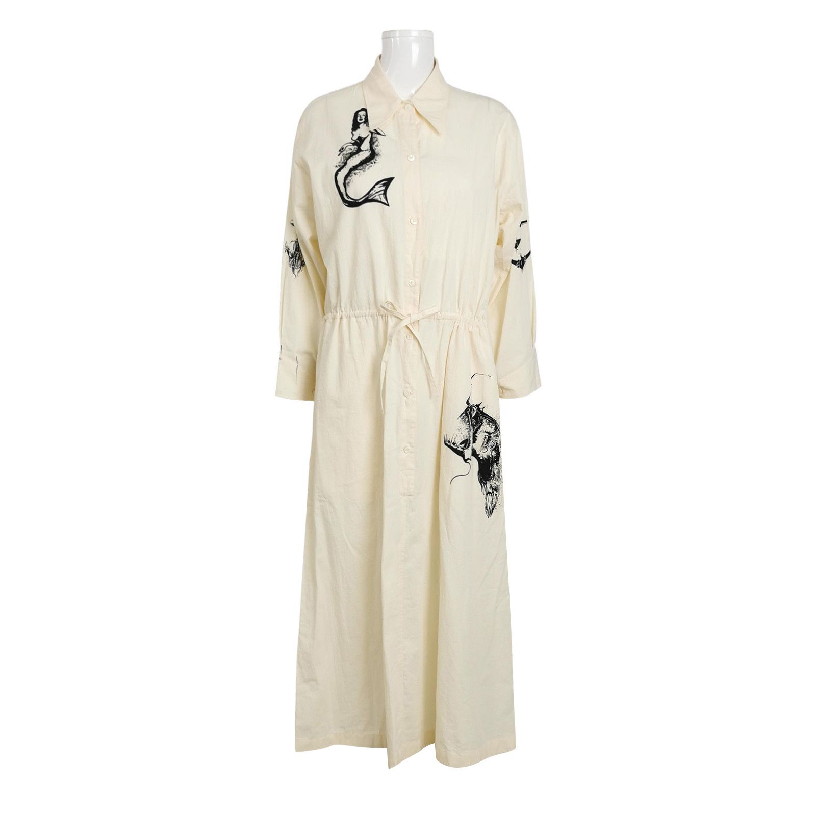 Prada Prada Color Block Pattern Long Sleeve Dress - dmc Size M / US 6-8 / IT 42-44 - 1 Thumbnail