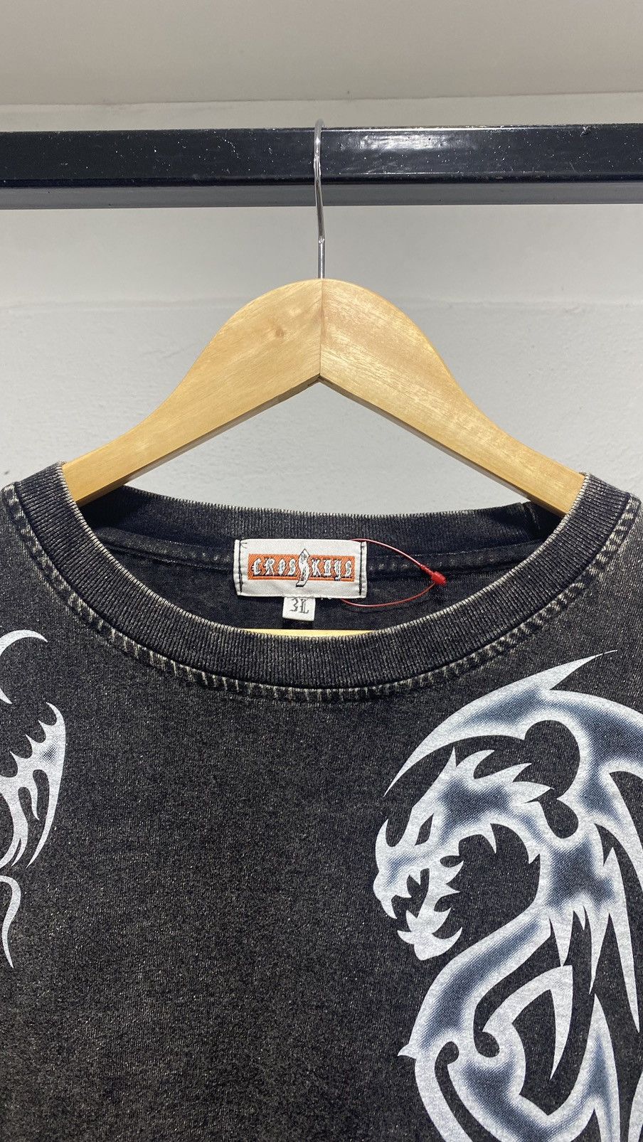 Japanese Brand Crosskeys Sukajan Dragon Washed 90s Size US XL / EU 56 / 4 - 7 Thumbnail