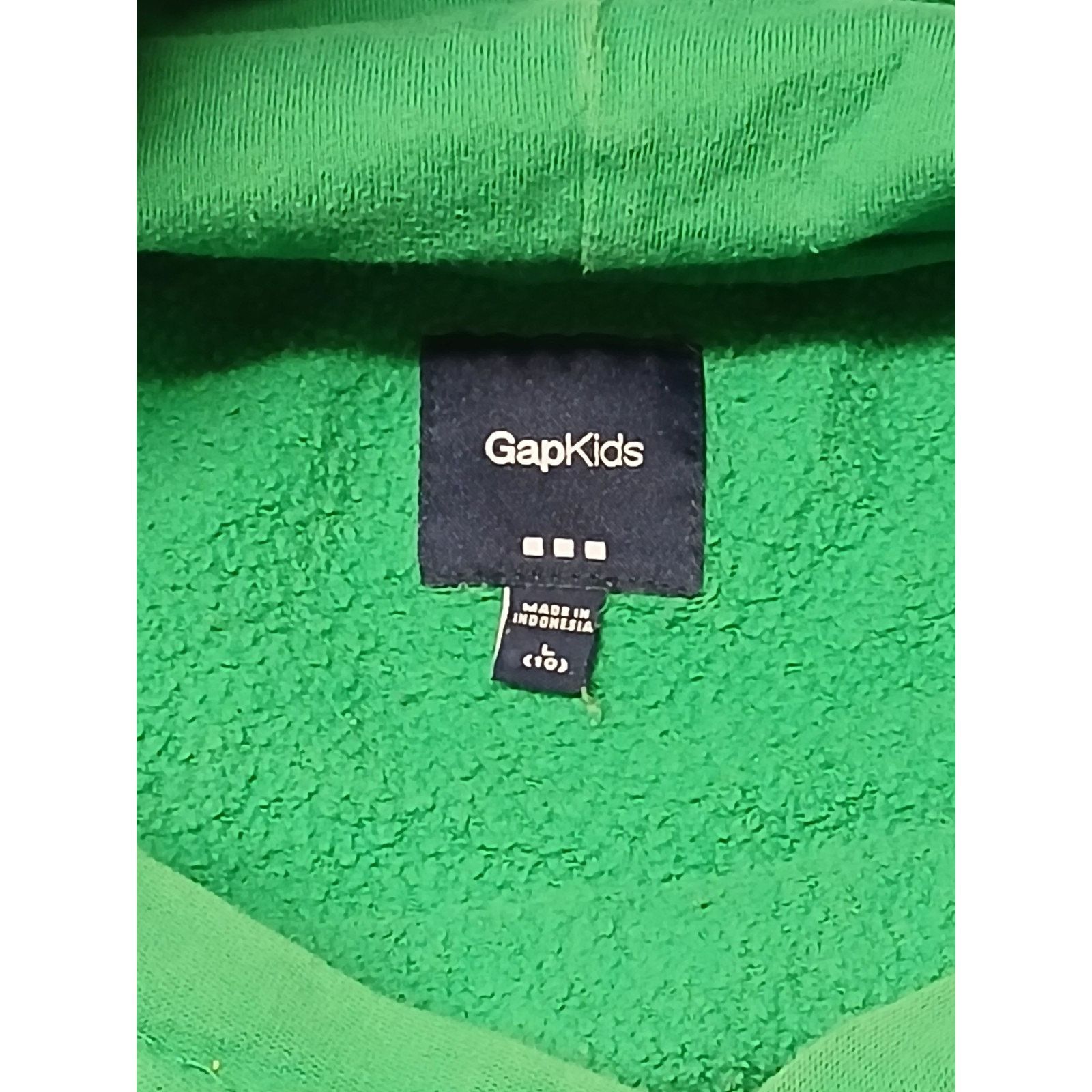 Gap Gap Kids (Large) Green Pullover Hoodie Sweatshirt Size L / US 10 / IT 46 - 6 Thumbnail