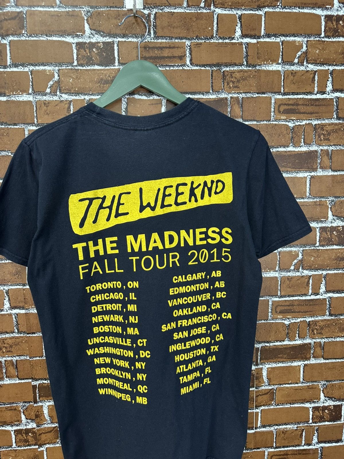 The Weeknd X'O The Weeknd The Madness Fall Tour 2015 Tshirt A1006 Size US M / EU 48-50 / 2 - 4 Thumbnail