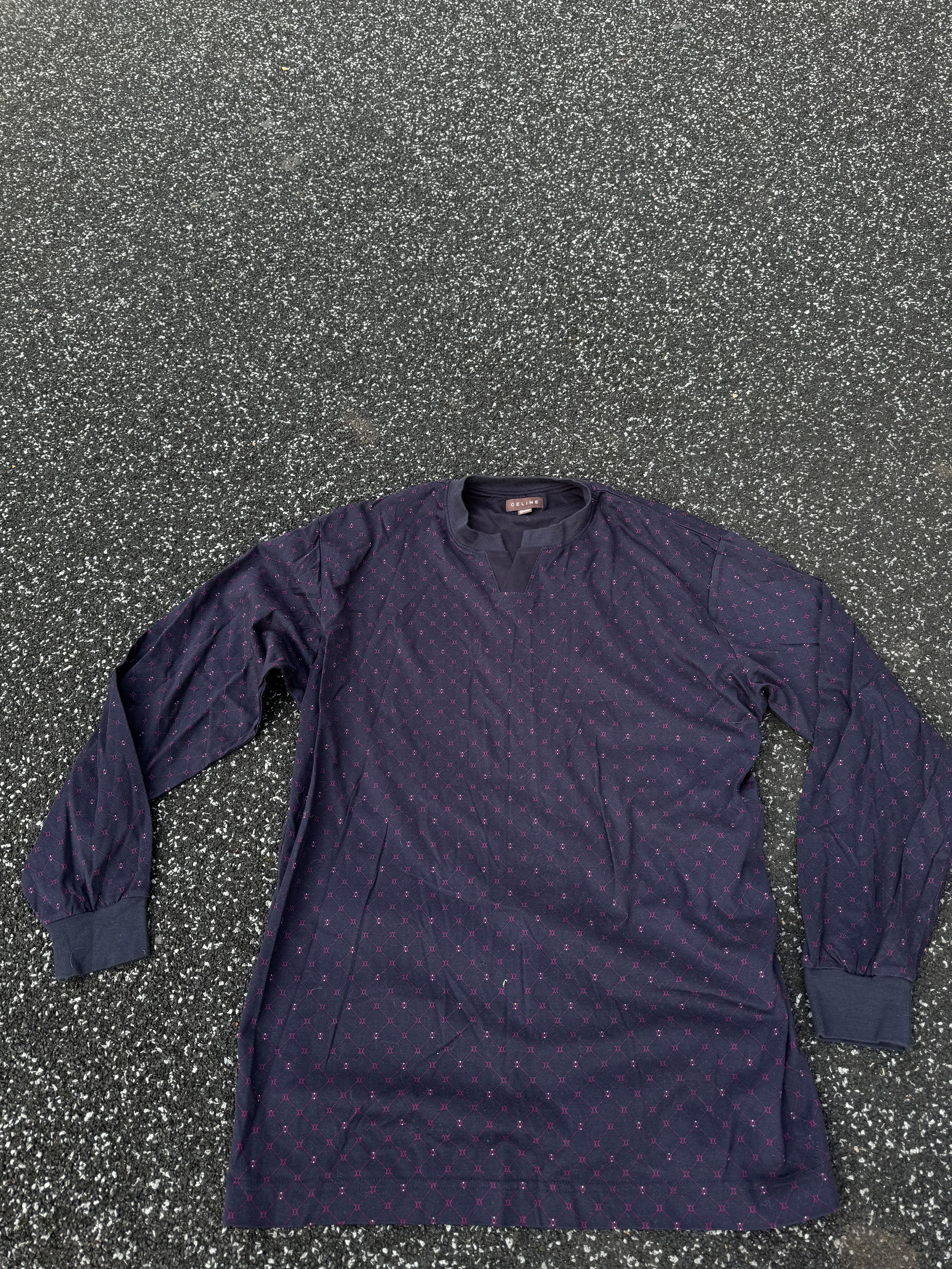 Celine × Vintage Celine Vintage Luxury Light Sweatshirt Size US M / EU 48-50 / 2 - 1 Thumbnail