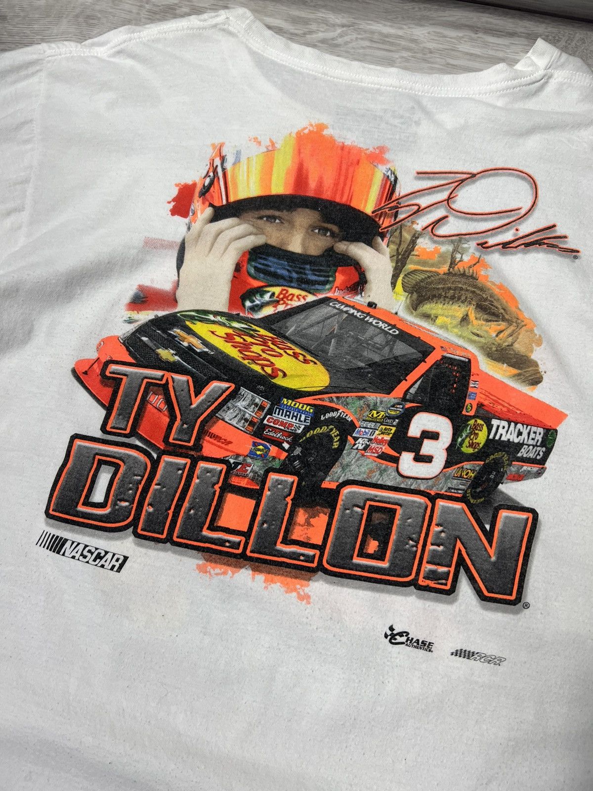 Chase Authentics NASCAR Shirt Mens XL Austin Dillon Racing Double Sided Chase Size US XL / EU 56 / 4 - 10 Thumbnail
