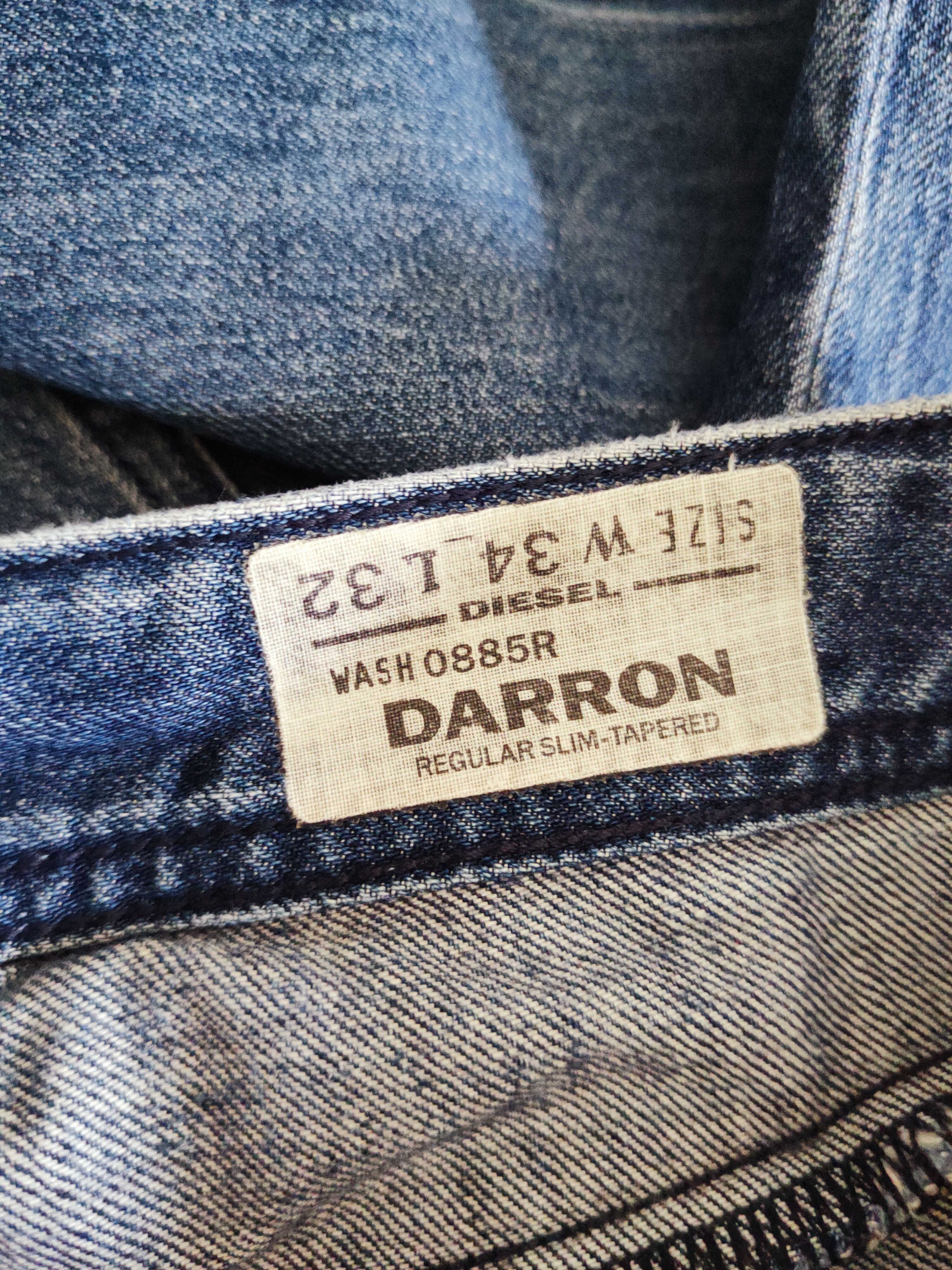 Diesel Diesel Blue Faded Distressed Ripped Jeans #S2741 Size US 35 - 19 Thumbnail