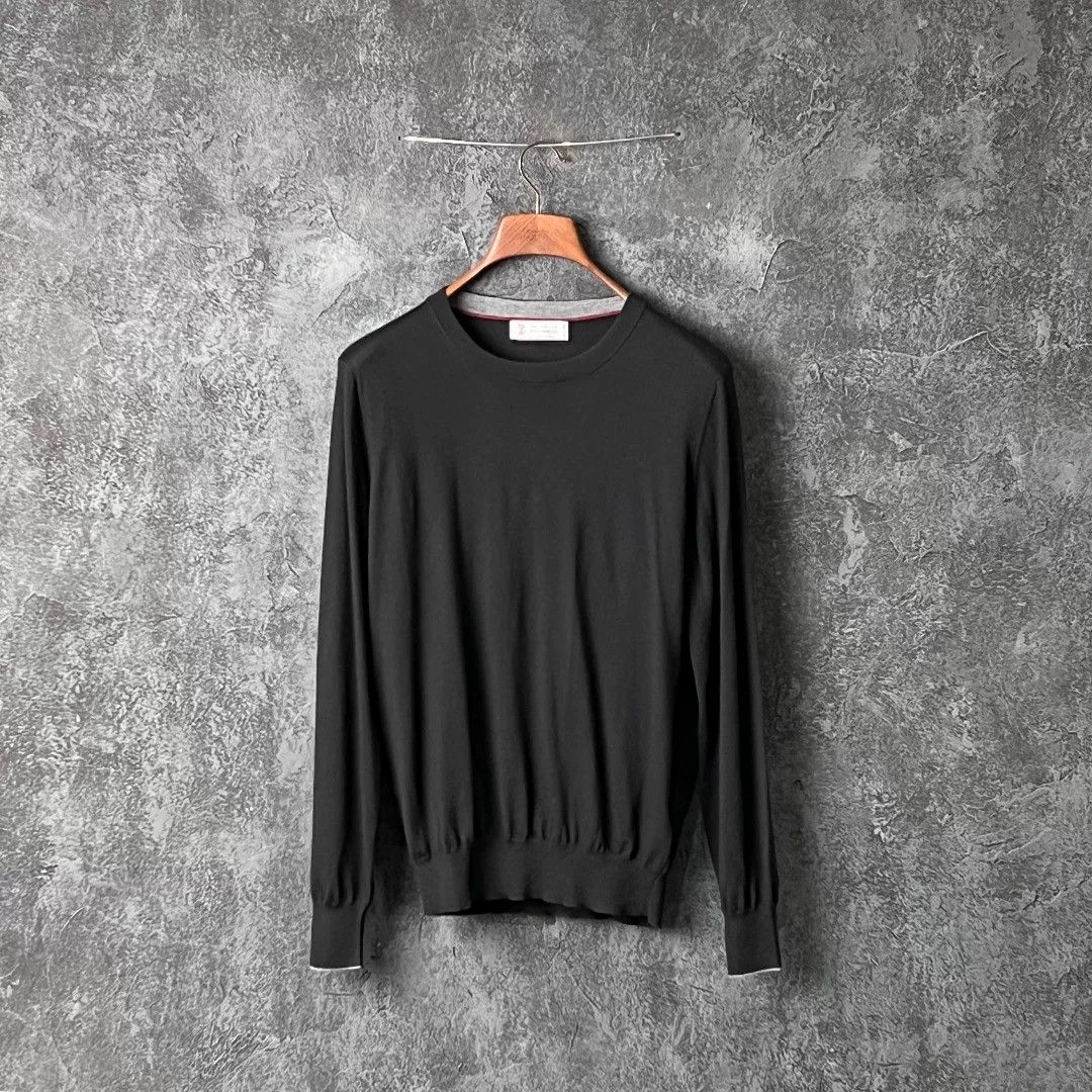 Brunello Cucinelli Brunello Cucinelli Black Sweater s Men Size US S / EU 44-46 / 1 - 1 Thumbnail