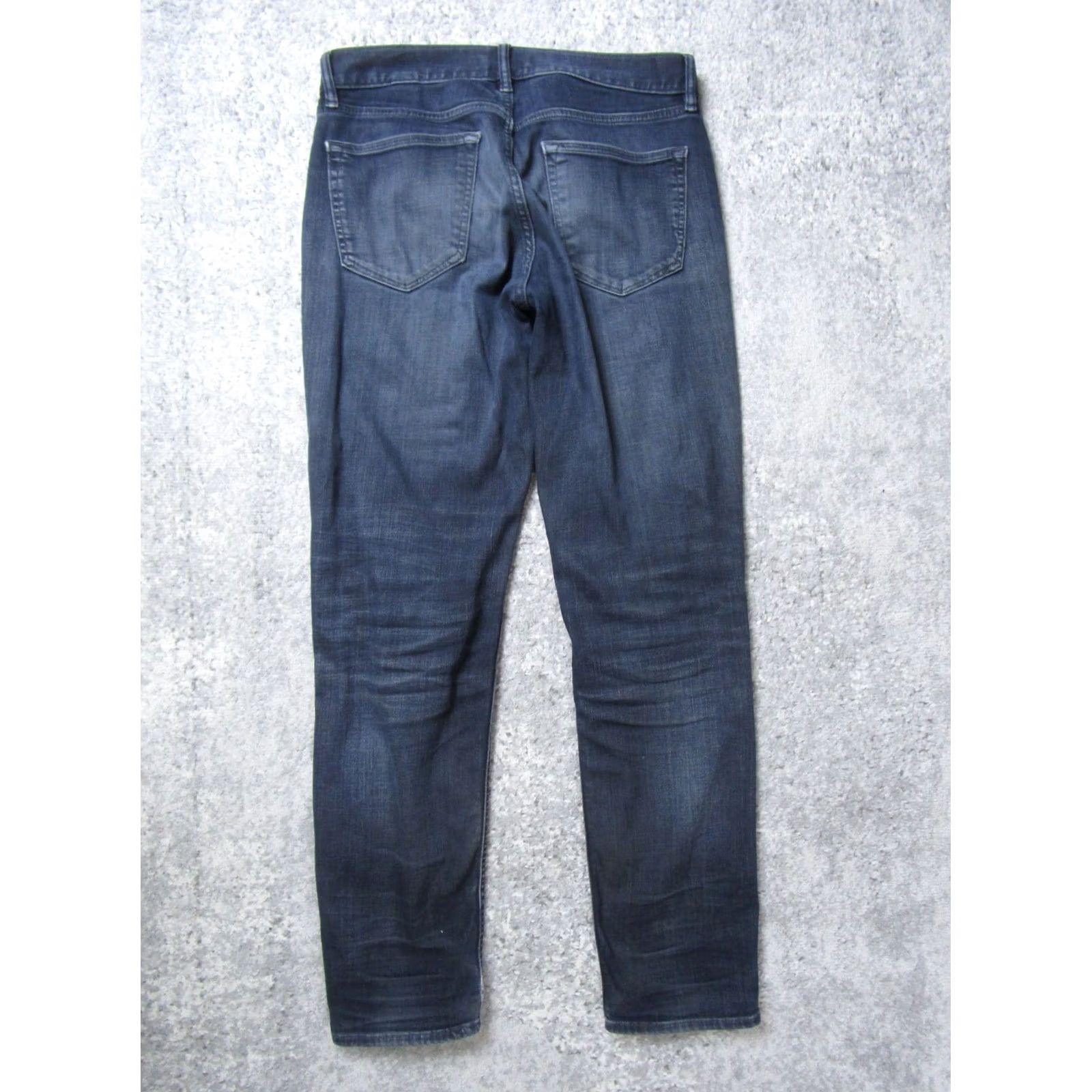Banana Republic Jeans Men Slim Fit Blue Denim Pants Dark Wash