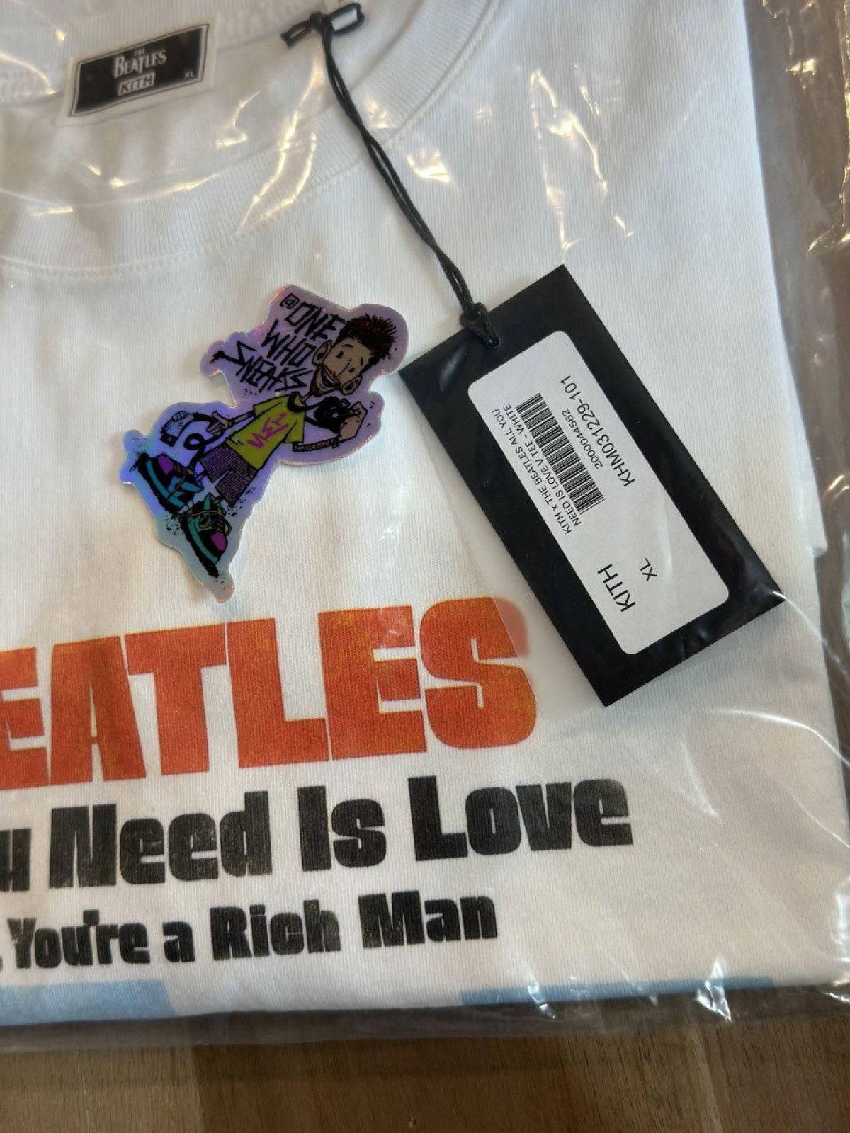 Kith Kith x The Beatles All You Need is Love Vintage Tee Size US XL / EU 56 / 4 - 7 Thumbnail