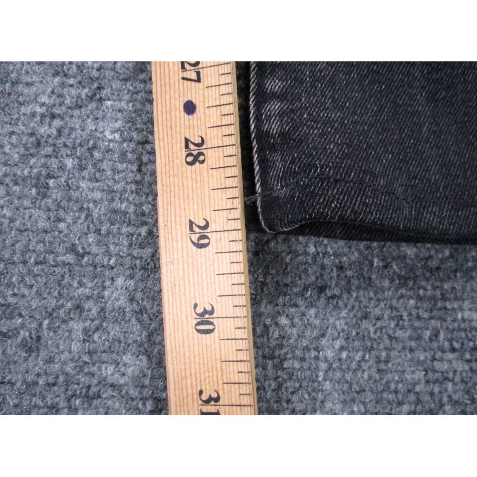 Vintage Driftwood Jeans Womens 30 X 31 Black Denim Bootcut 30 Regular Inseam Jeans Womens Black Driftwood Bootscut Jeans 30x31 Size 30" / US 8 / IT 44 - 5 Thumbnail