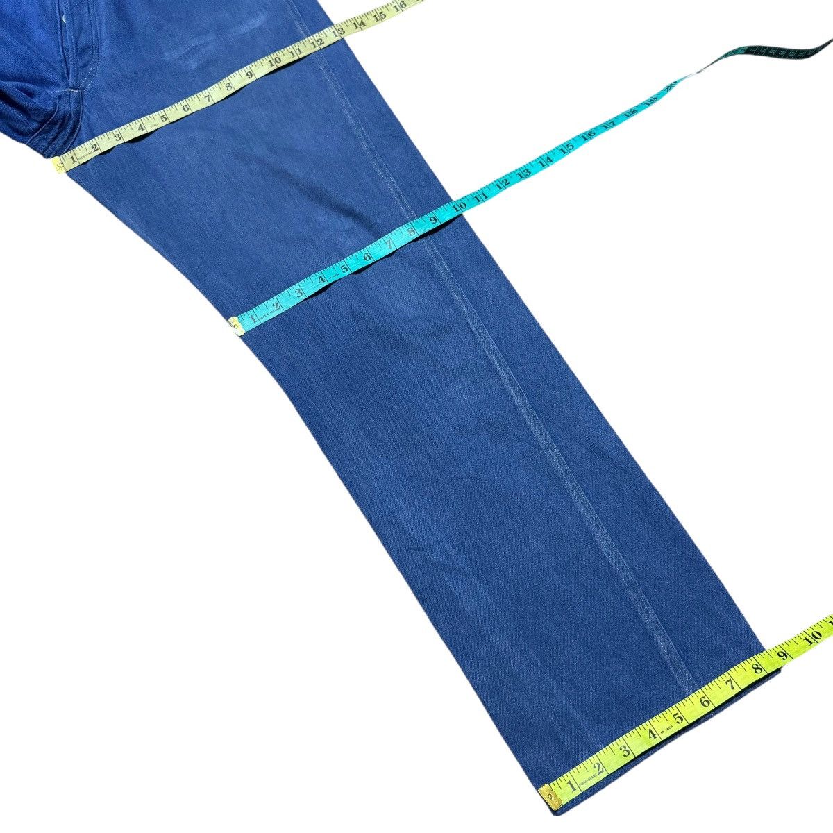 Heller's Cafe × Warehouse Vintage Heller's Cafe Denim Selvedge Jeans Size US 34 / EU 50 - 17 Thumbnail