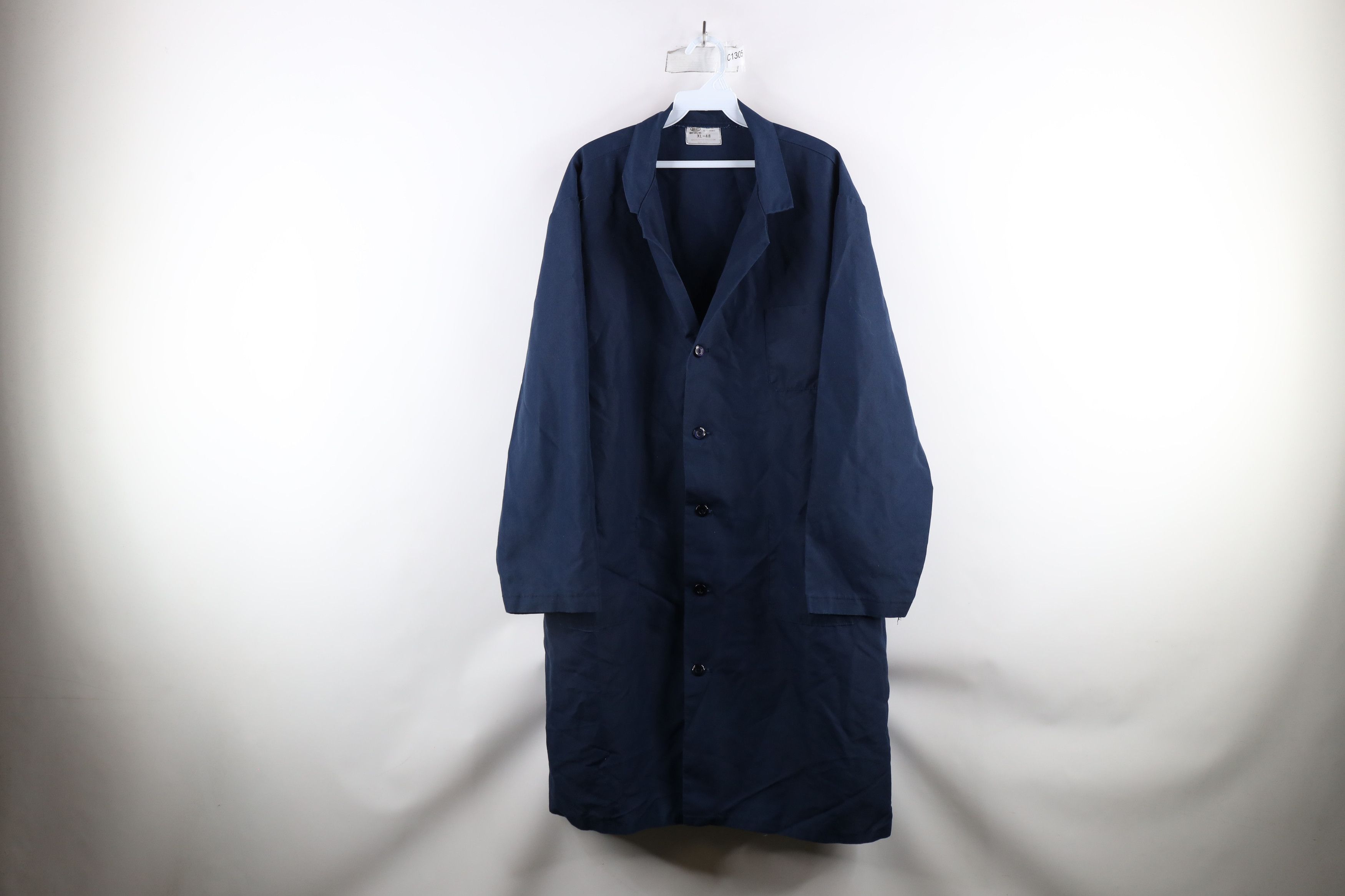 Vintage Vintage 70s Streetwear Mechanic Button Lab Coat Jacket USA Size US XL / EU 56 / 4 - 1 Thumbnail