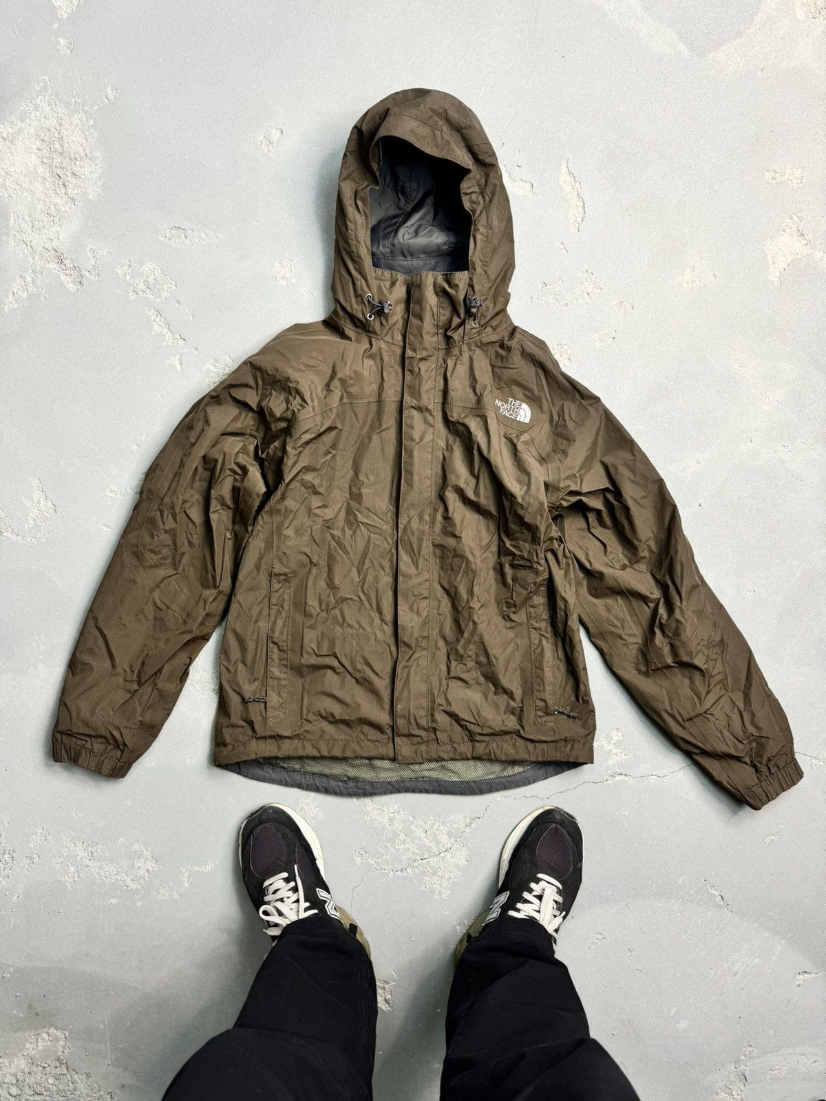 The North Face Vintage The North Face Hyvent Shell Brown Jacket Ultra Rare Size US S / EU 44-46 / 1 - 1 Thumbnail