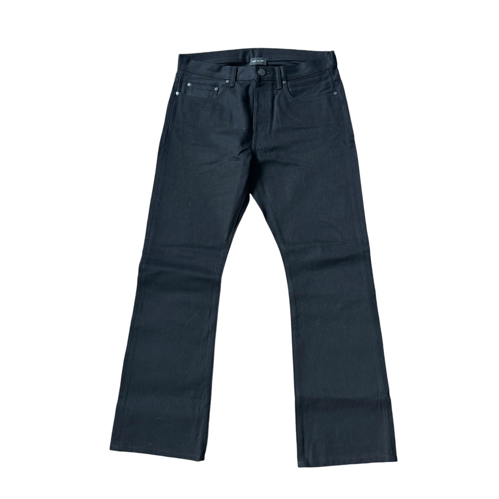 John Elliott John Elliot Straight Leg Black Jeans Size US 31 - 1 Thumbnail