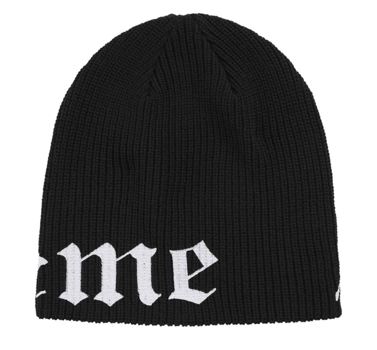 Supreme Old English Beanie Black