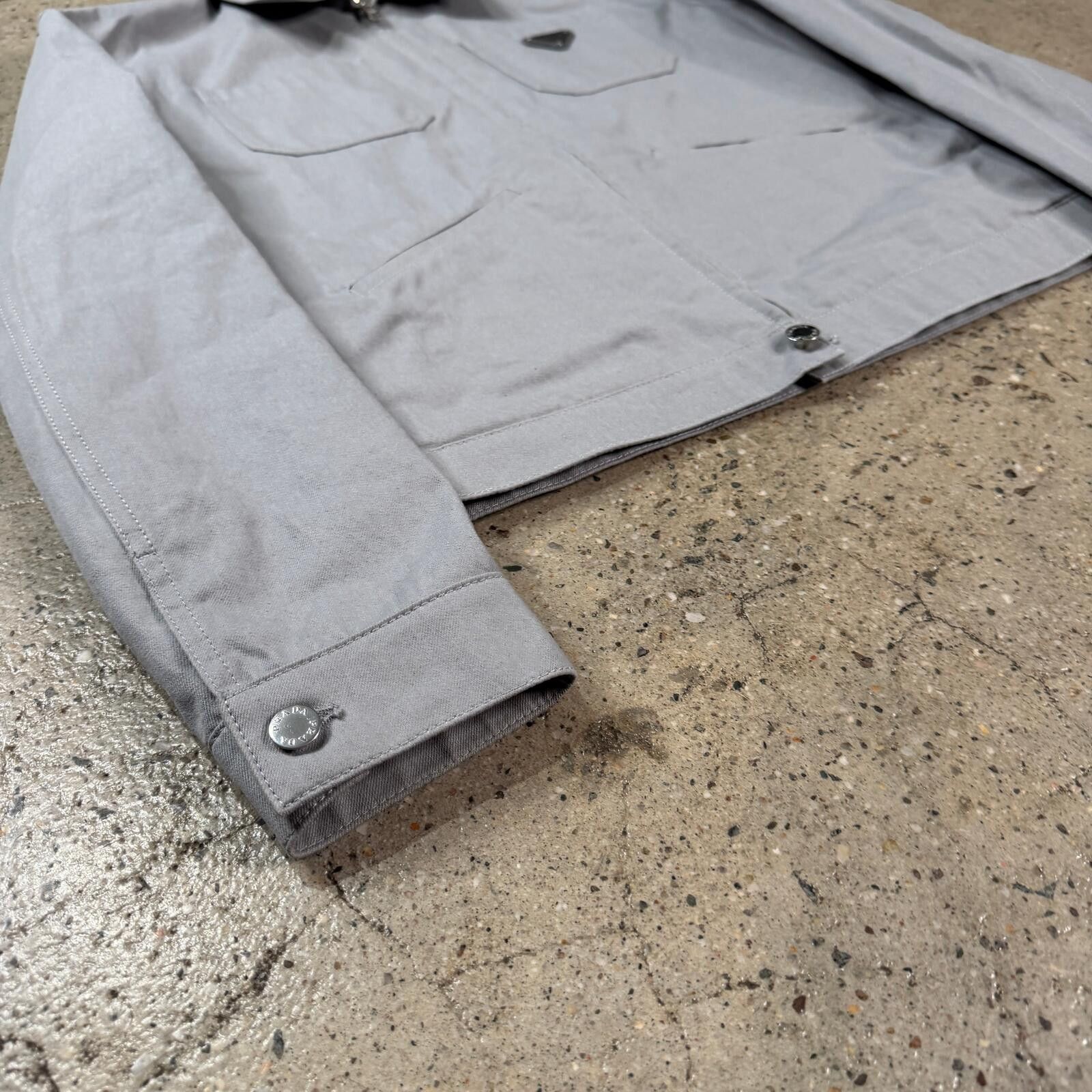 Prada Prada Denim Blouson Jacket Size US L / EU 52-54 / 3 - 5 Thumbnail