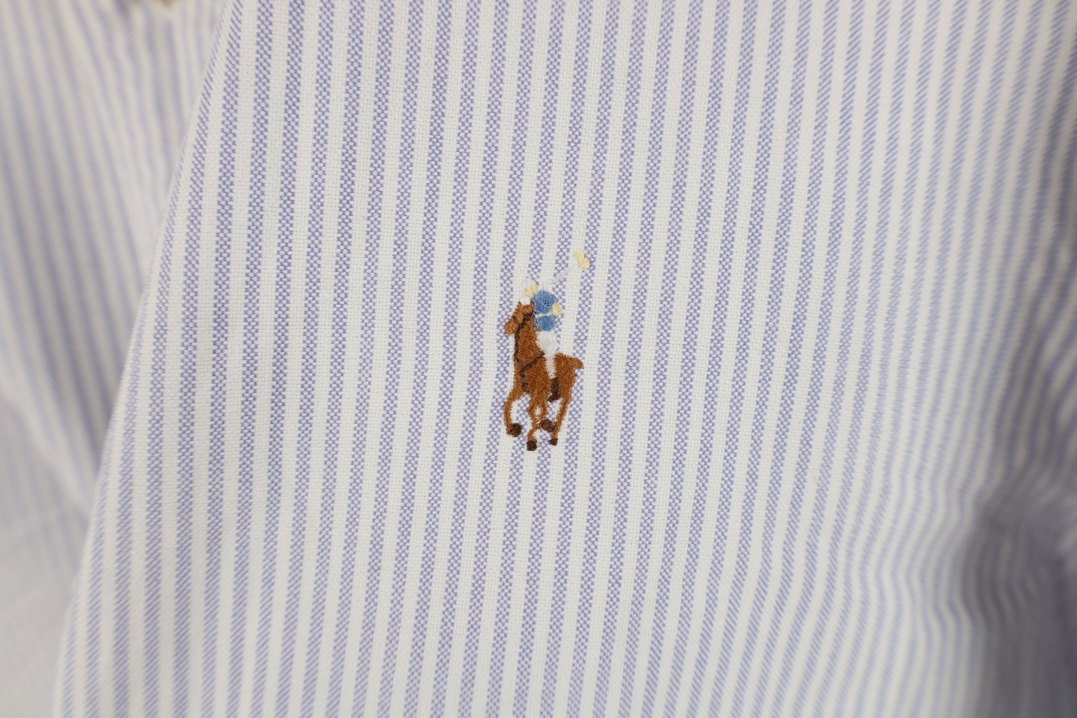 Polo Ralph Lauren Vintage 90s Ralph Lauren Oxford Button Down Shirt Striped Size US M / EU 48-50 / 2 - 5 Thumbnail