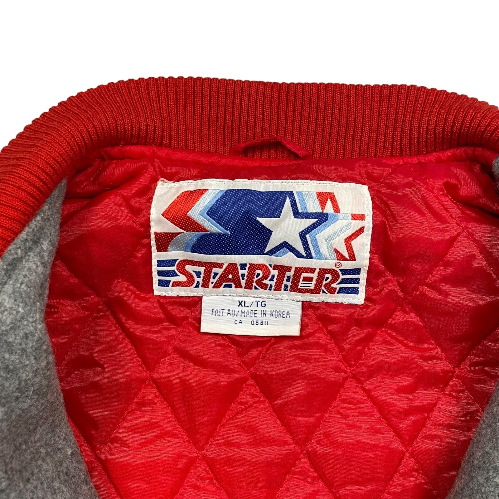 NHL RARE VTG 90s CALGARY FLAMES STARTER WOOL VARSITY JACKET XL Size US XL / EU 56 / 4 - 6 Thumbnail