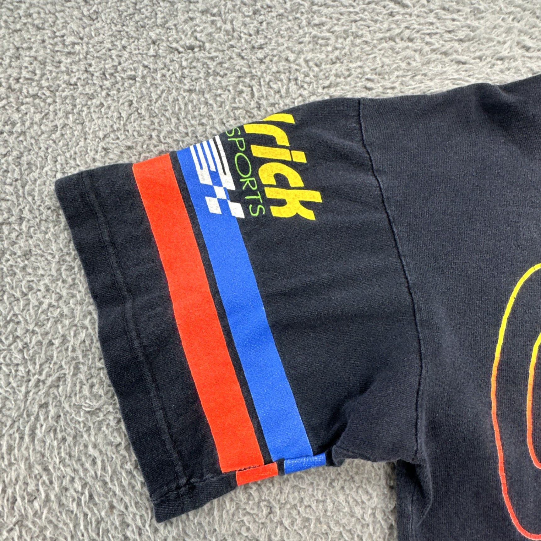 NASCAR Vintage 90s Jeff Gordon NASCAR Hangin' It All Out T-shirt Size 2XL Black Cotton Unisex Adults Short Sleeve Round Neck 90s Theme Mens Womens Size US XXL / EU 58 / 5 - 7 Thumbnail