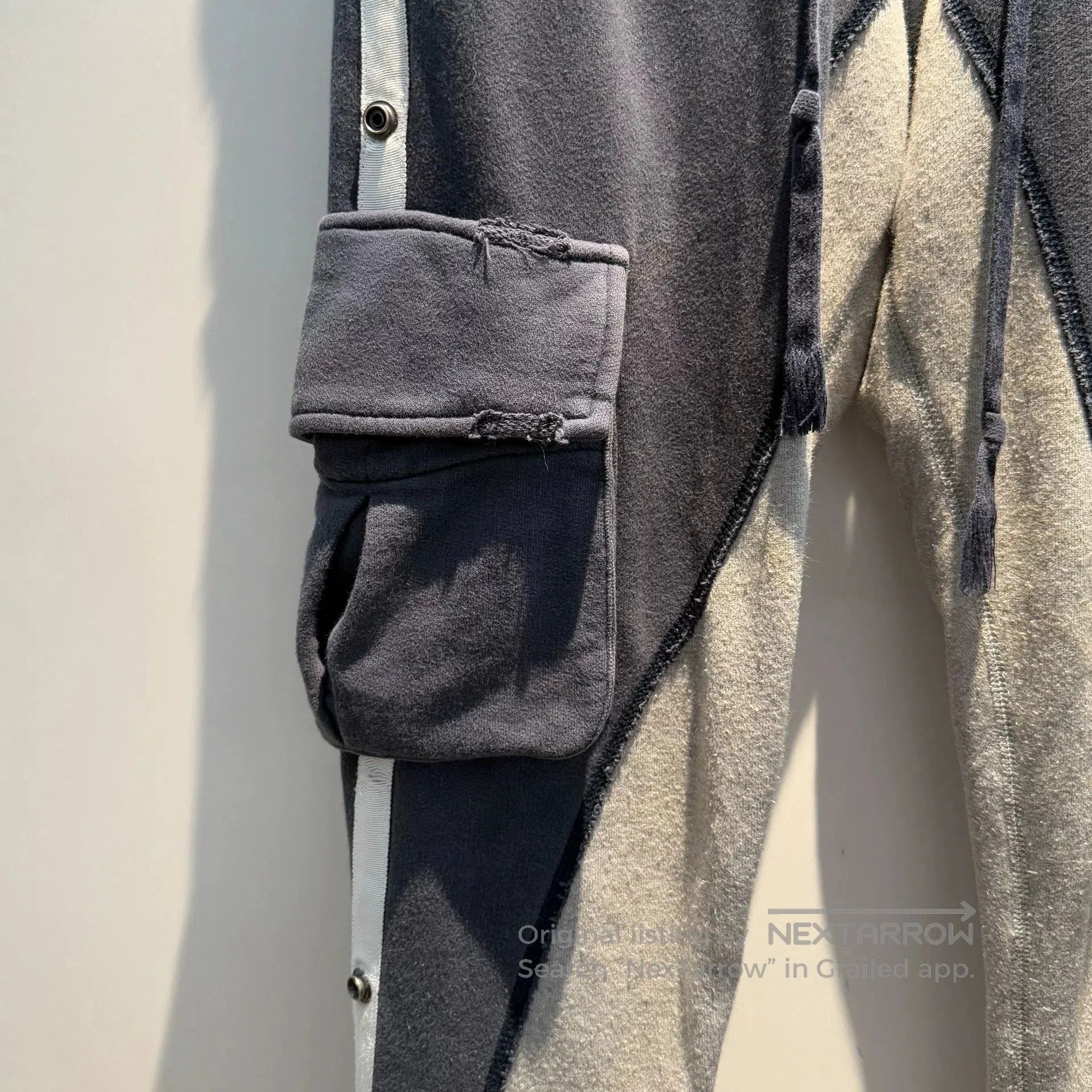 Greg Lauren Handmade Distressed Long Pants by Greg Lauren. Size US 40 / EU 56 - 3 Thumbnail