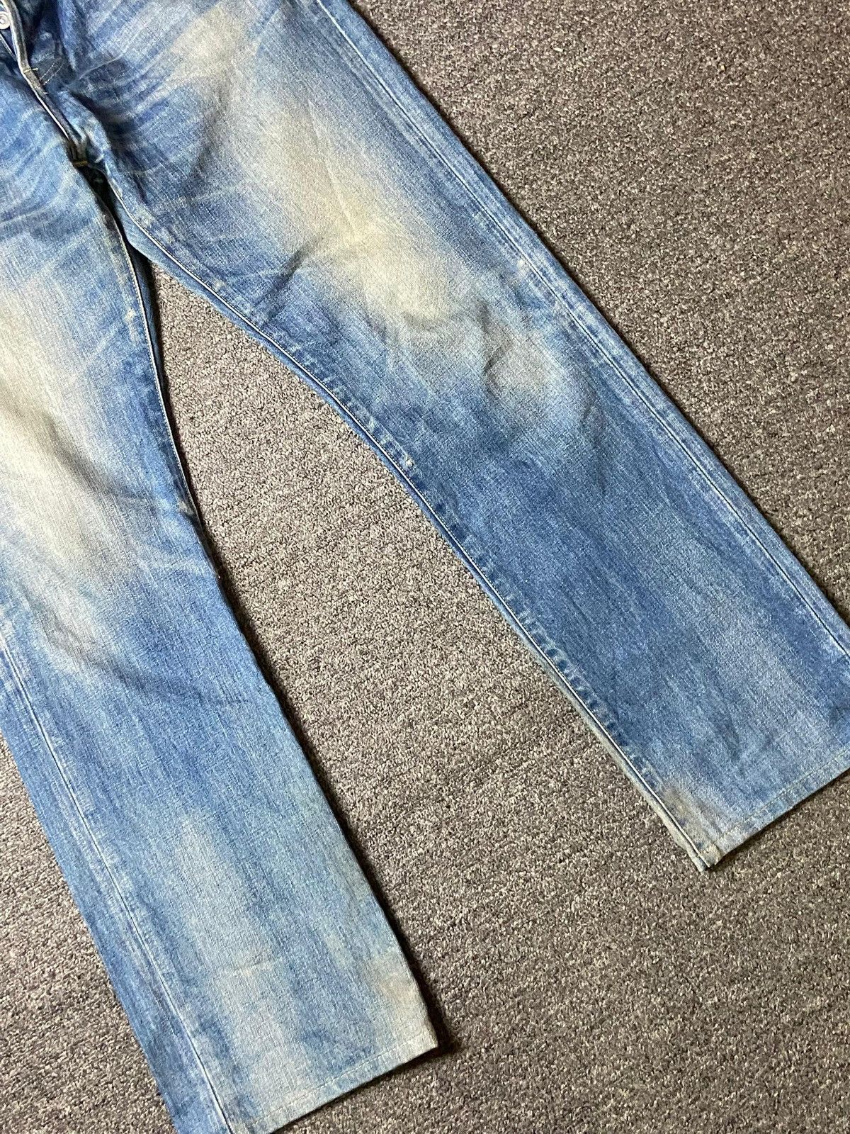 Japanese Brand × Jean × Vintage Vintage RED CARD Straight Cut Denim Jeans (128) Size US 34 / EU 50 - 5 Thumbnail