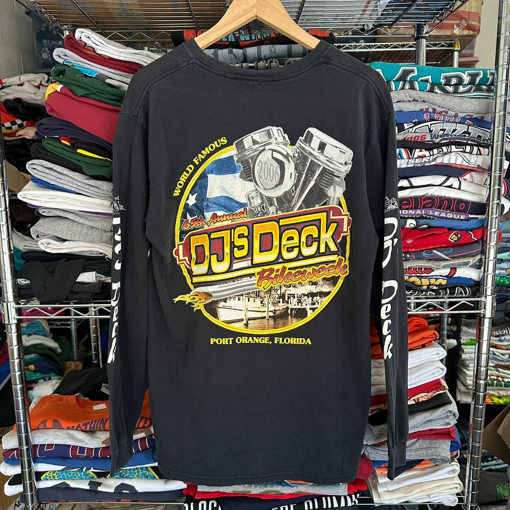 Vintage Vintage Y2K Bike Week Florida T-Shirt Long Sleeve Moto Grung Size US M / EU 48-50 / 2 - 1 Thumbnail