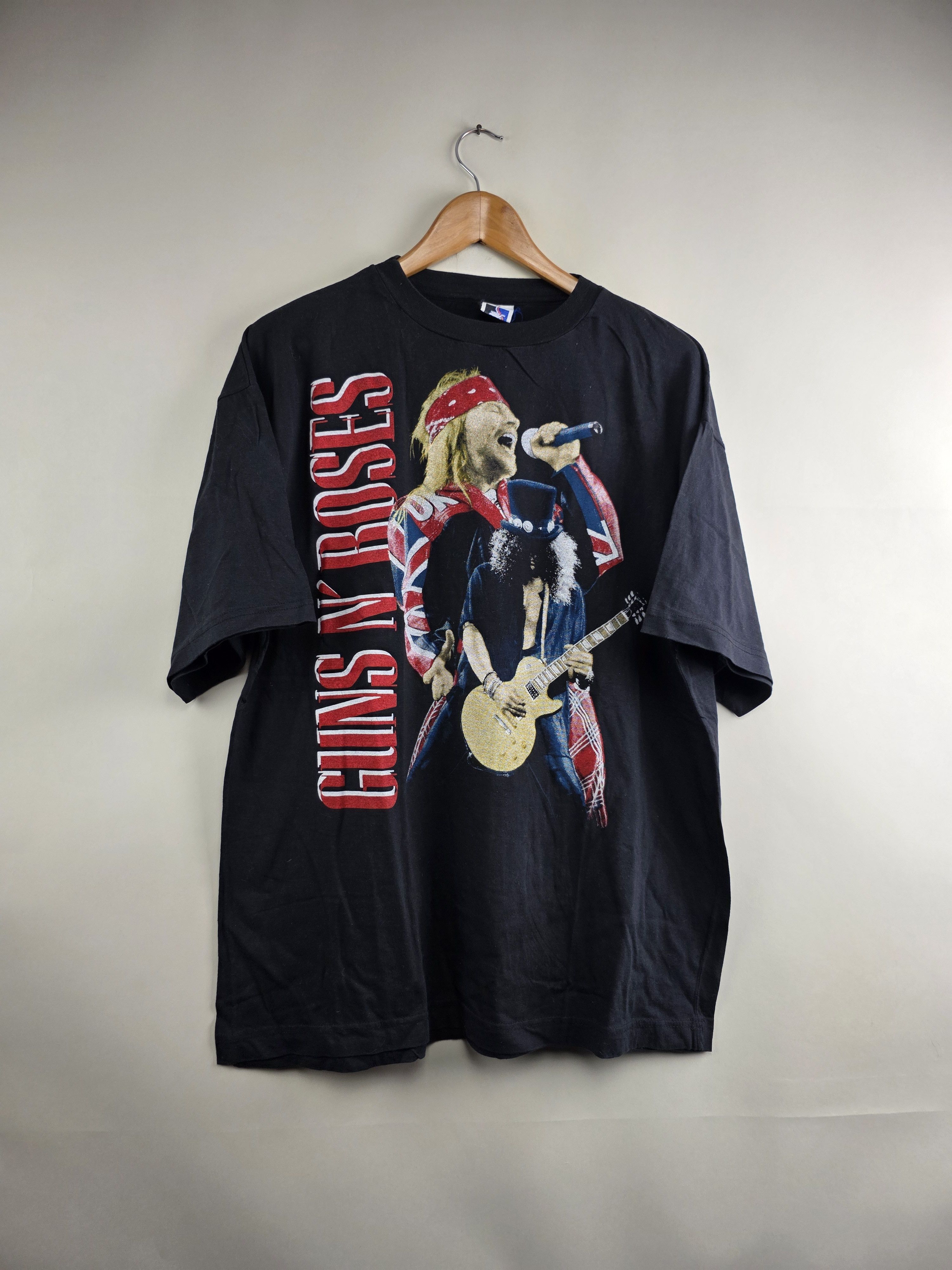 Band Tees × Guns N' Roses × Vintage 90s Guns N Roses Axl Slash Bootleg XL 24" 29" Size US XL / EU 56 / 4 - 7 Thumbnail