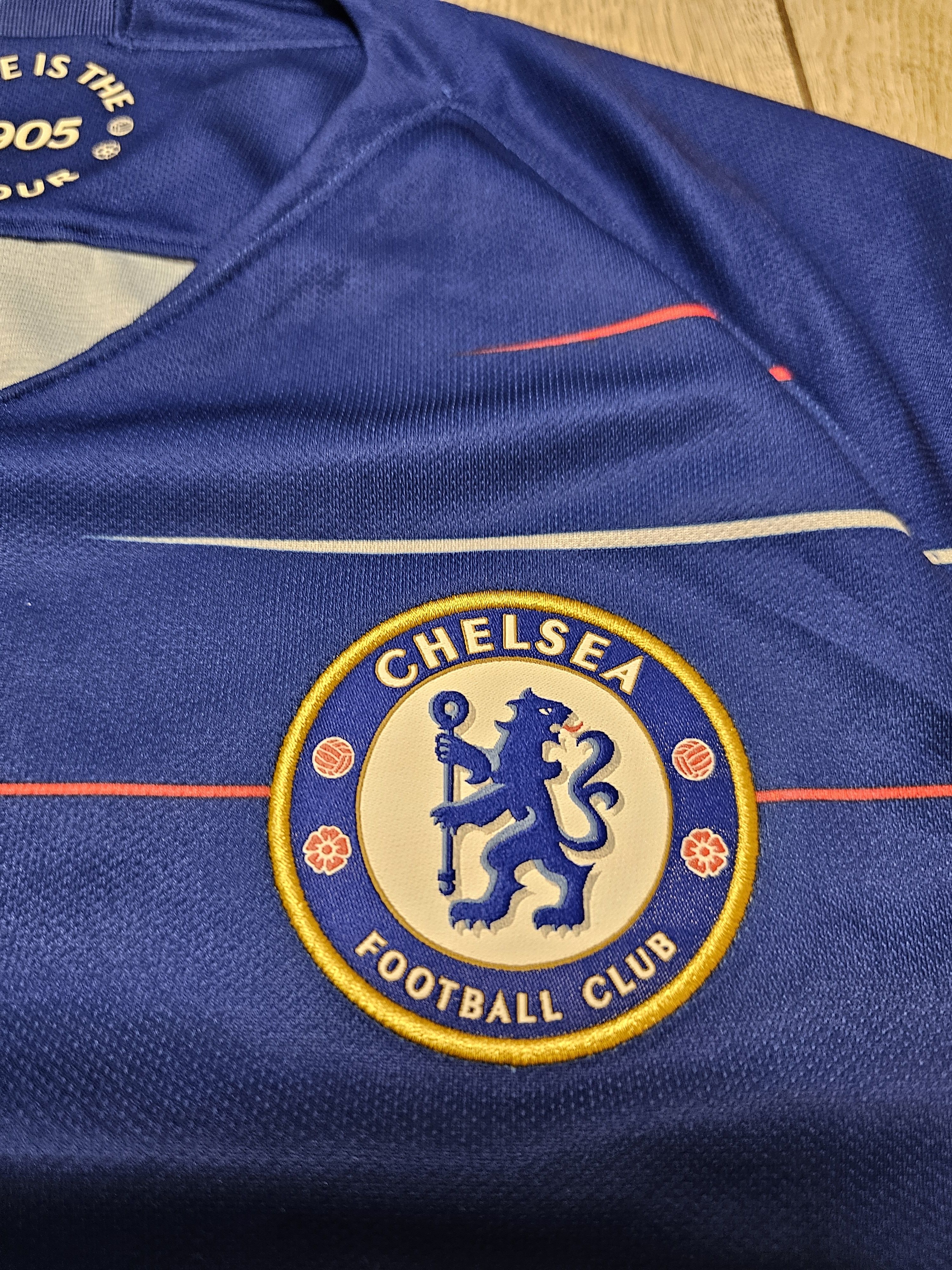 Chelsea Soccer × Nike CHELSEA 2018 2019 HOME MORATA FOOTBALL SHIRT SOCCER JERSEY Size US M / EU 48-50 / 2 - 4 Thumbnail