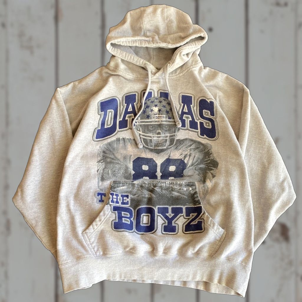 Vintage VINTAGE Dallas Cowboys The Boyz Hoodie 90s y2k Skull Tattoo 3XL (Fits like XL) Size US XL / EU 56 / 4 - 1 Thumbnail