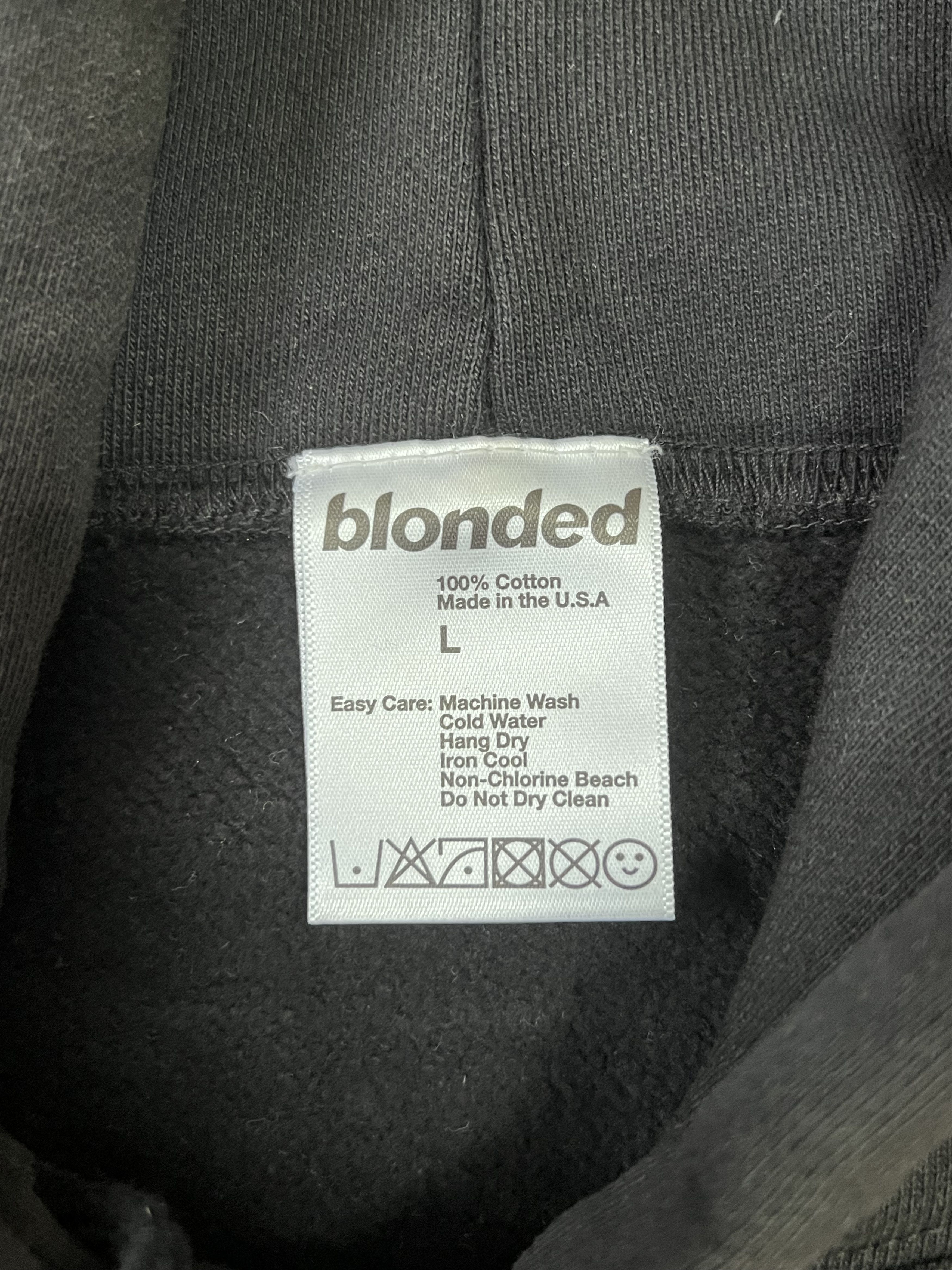 Frank Ocean 💚 2020 Frank Ocean Blonded Logo Hoodie Black Large Size US L / EU 52-54 / 3 - 4 Thumbnail