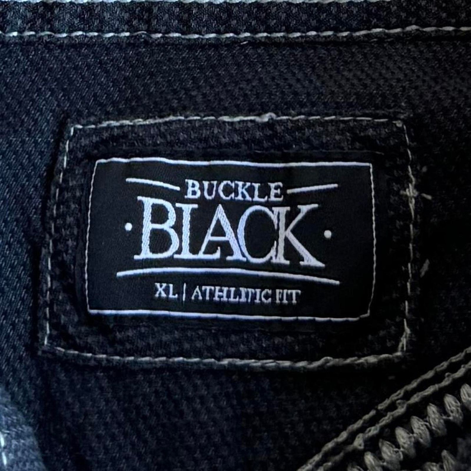 Affliction × Buckle Black × Vintage Vintage Y2K Buckle Black Affliction Style Grunge Opium Shirt Size US XL / EU 56 / 4 - 3 Thumbnail