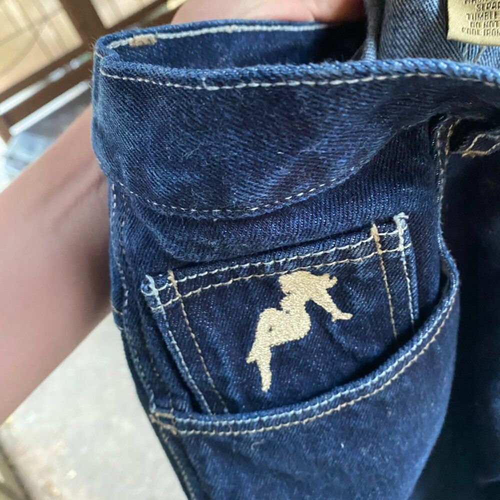 Vintage Vintage Y2K 90s Embroidered EXCO Jeans Size 30 Blue Size US 30 / EU 46 - 6 Thumbnail