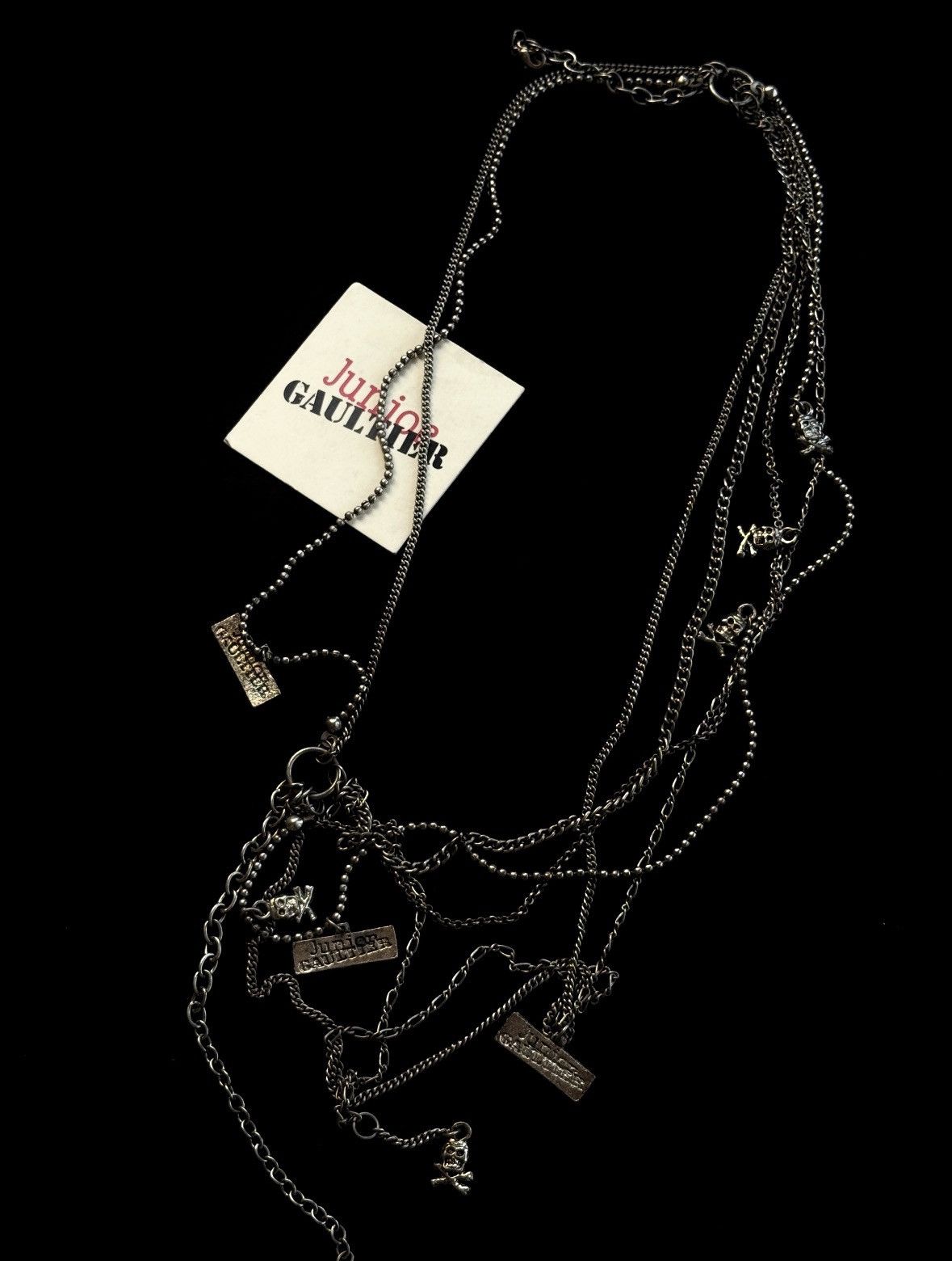 Jean Paul Gaultier Jean Paul Gaultier Junior Multi Chain Charm Necklace 1990 Size ONE SIZE - 6 Thumbnail