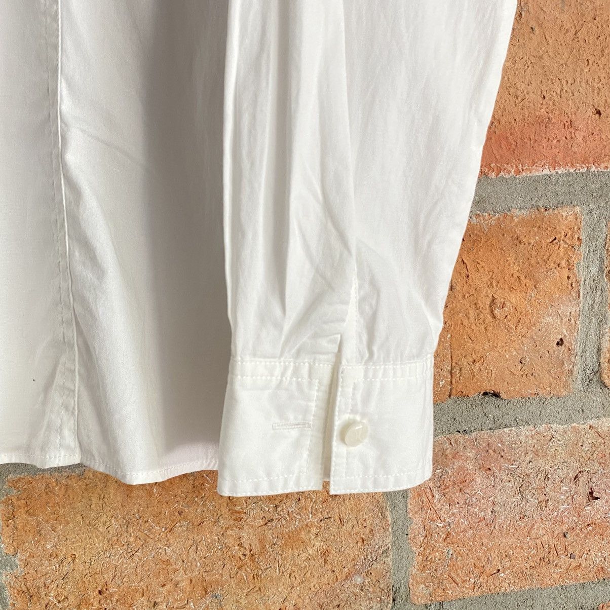 Japanese Brand MEZZO PIANO White Shirt with Heart Pocket Size L / US 10 / IT 46 - 9 Thumbnail