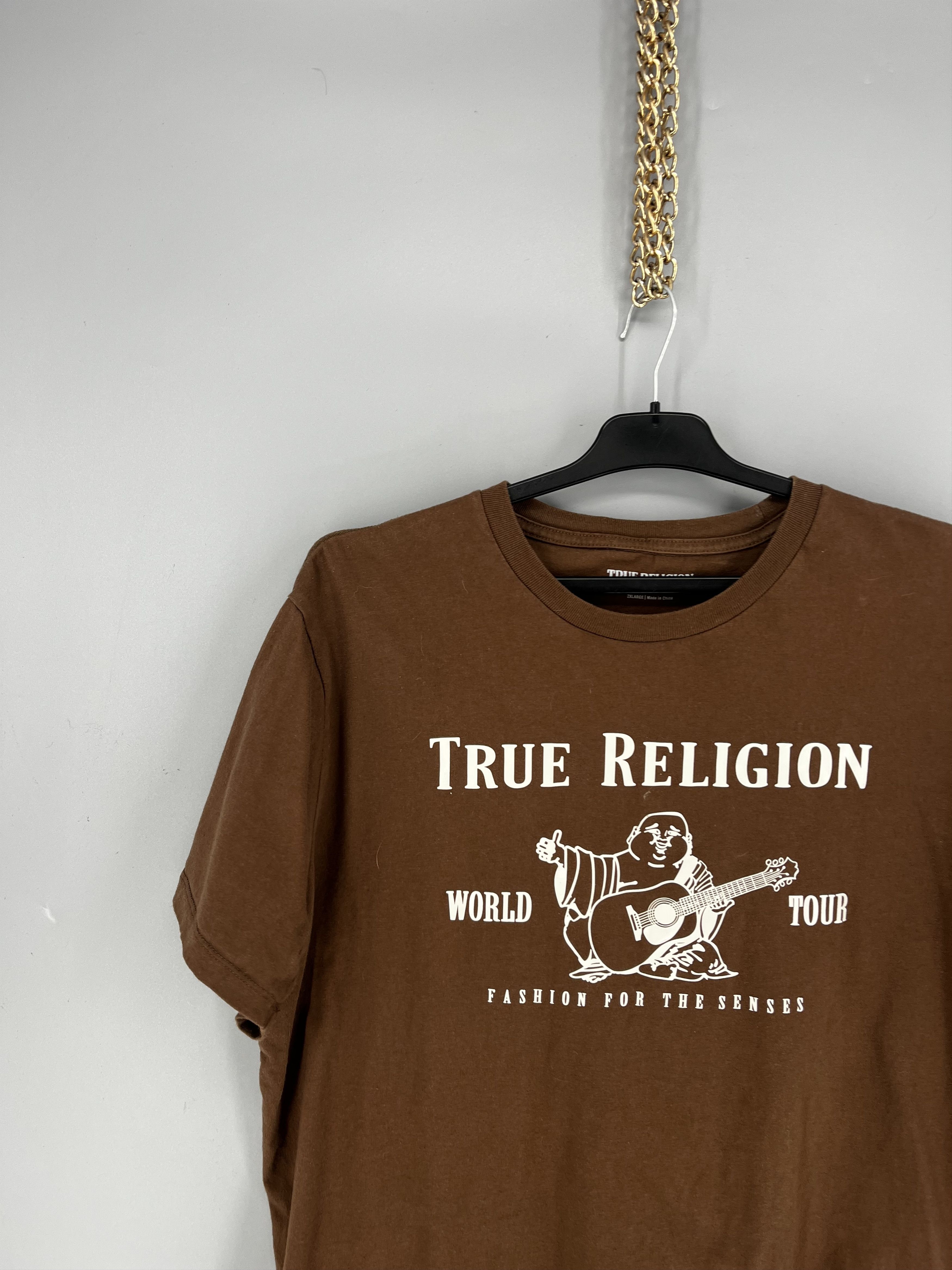 Japanese Brand True Religion Big Buddha Chief Keef Style Rap T Shirt Size US XL / EU 56 / 4 - 4 Thumbnail