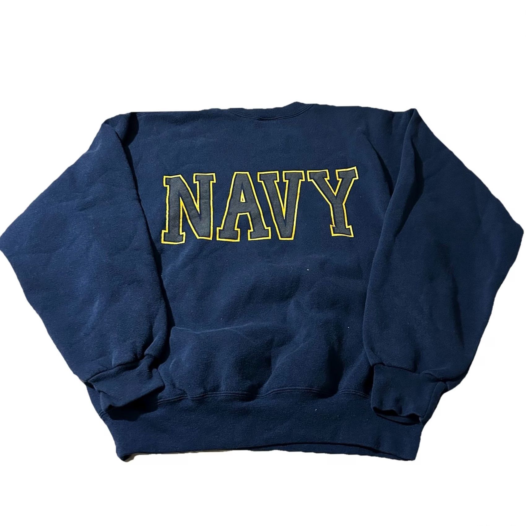 Soffe VINTAGE Soffe Navy Reflective Logo Sweatshirt Size M Blue 90s Mens Pullover Sweatshirt Logo Reflective 90s Theme Size US M / EU 48-50 / 2 - 2 Thumbnail