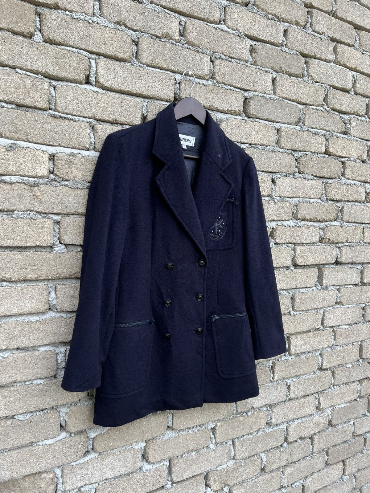 Iceberg Iceberg Wool Coats Double Collar Size S / US 4 / IT 40 - 4 Thumbnail