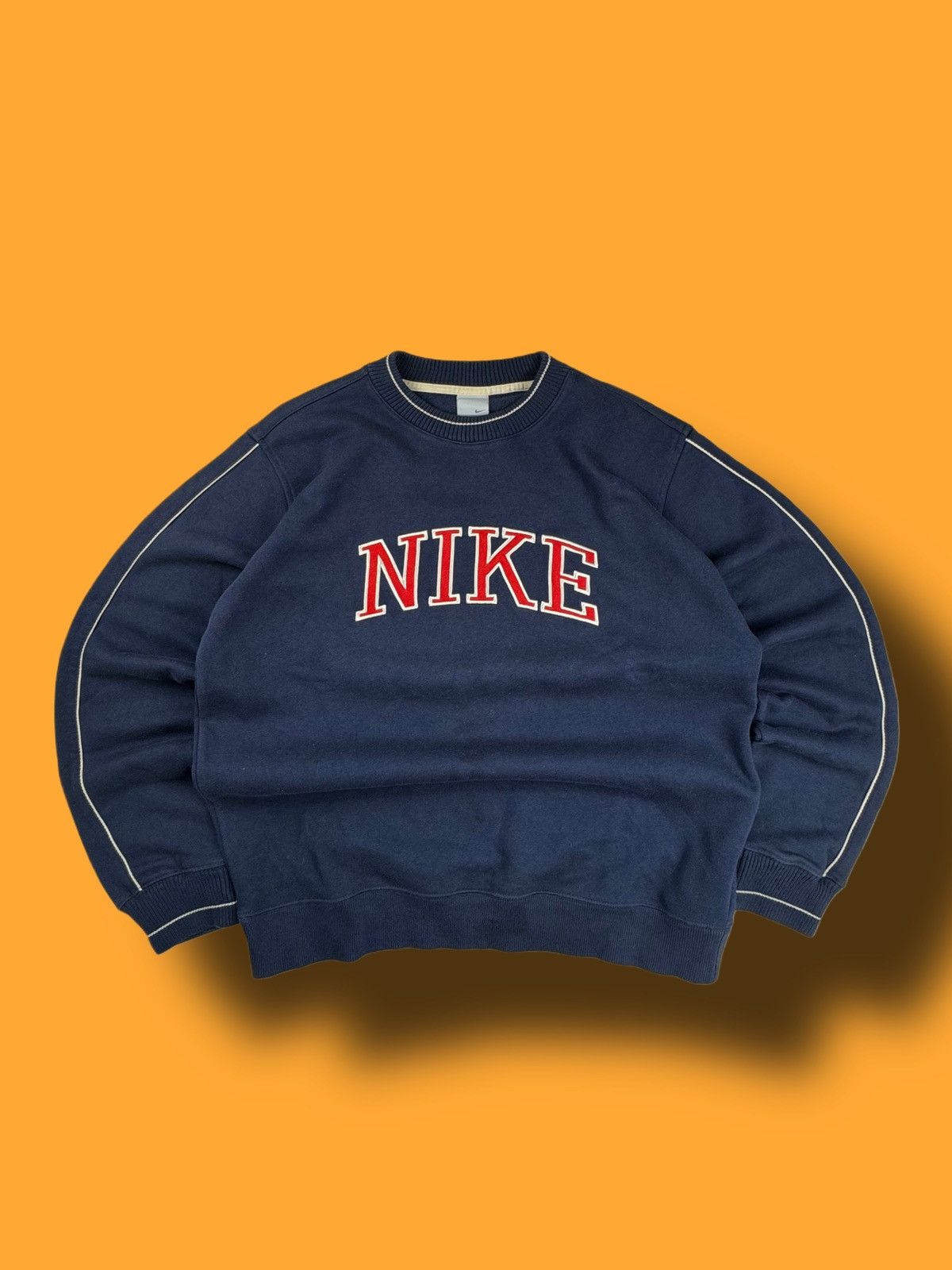 Nike × Vintage NIKE VINTAGE CENTER LOGO OVERSIZE BOXY SWEATSHIRT Size US M / EU 48-50 / 2 - 1 Thumbnail