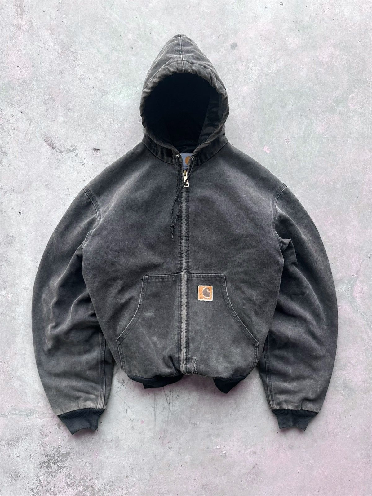 Carhartt Crazy Vintage Faded Carhartt Active Jackett Rare J06 - ONX ♟️ Size US L / EU 52-54 / 3 - 5 Thumbnail